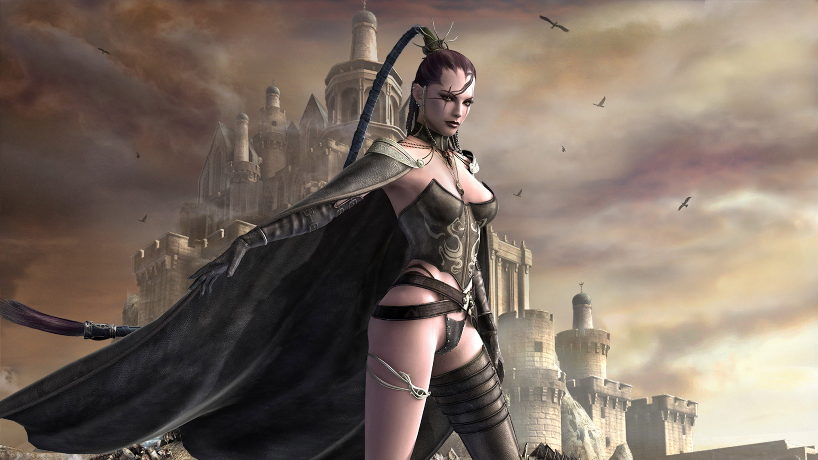 screensaver, warrior, array, fantasy, women, hd, 2K, wallwuzz, HD Wallpaper