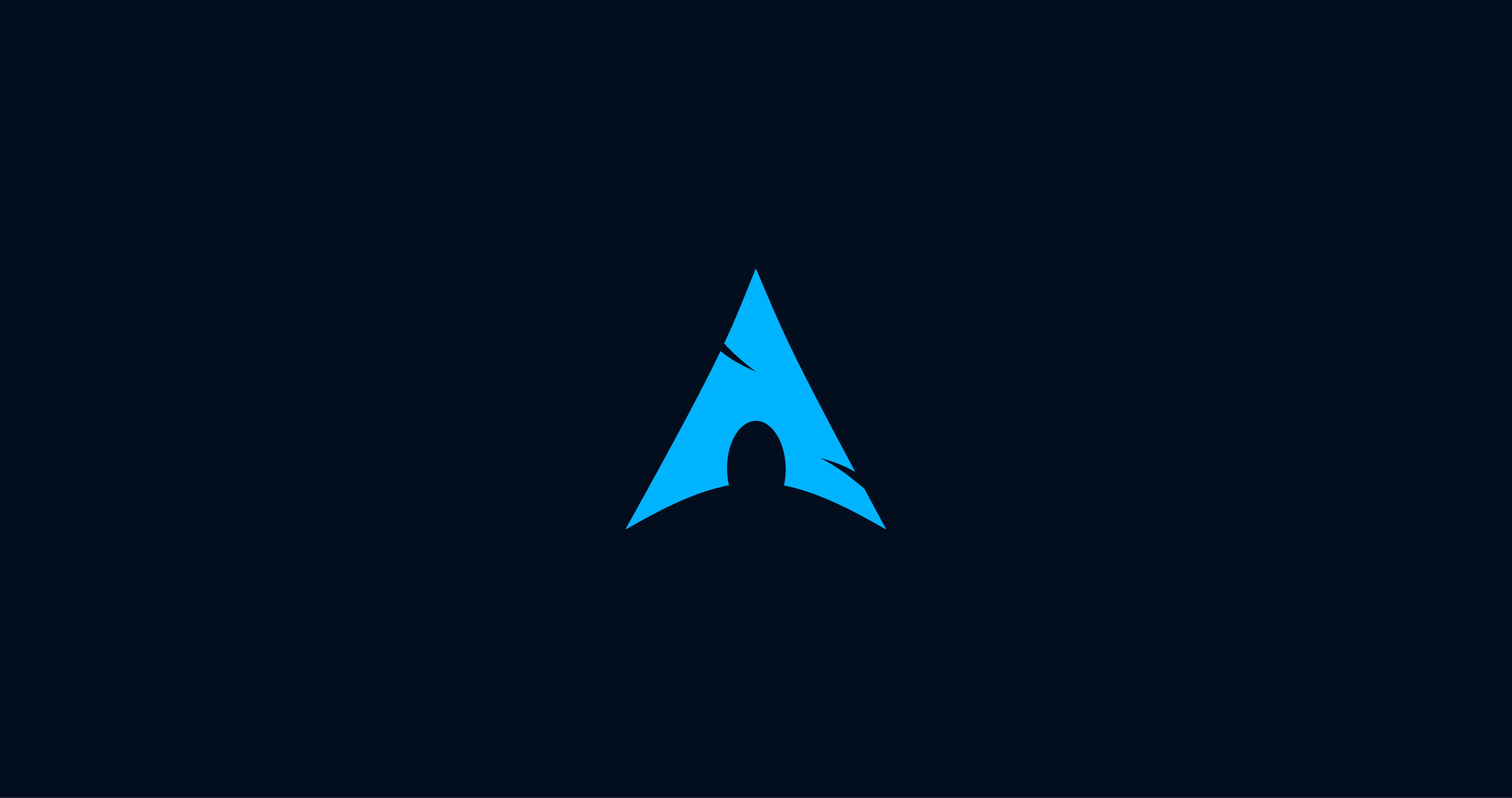 colorful, triangle, 4K, Linux, digital, Arch Linux, HD Wallpaper