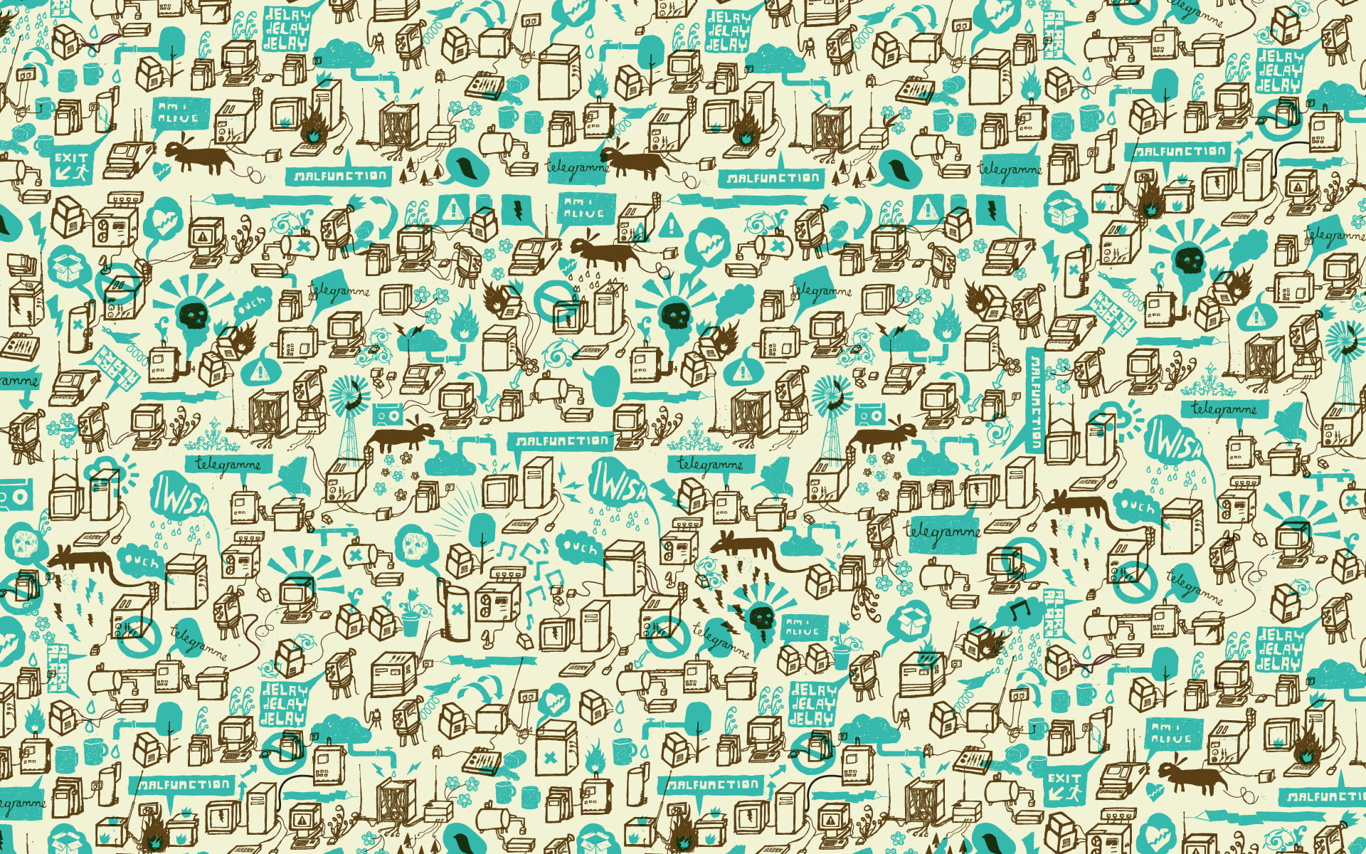 computers, viruses, texture, 1080P, 1920x1200, abstract, background, HD Wallpaper