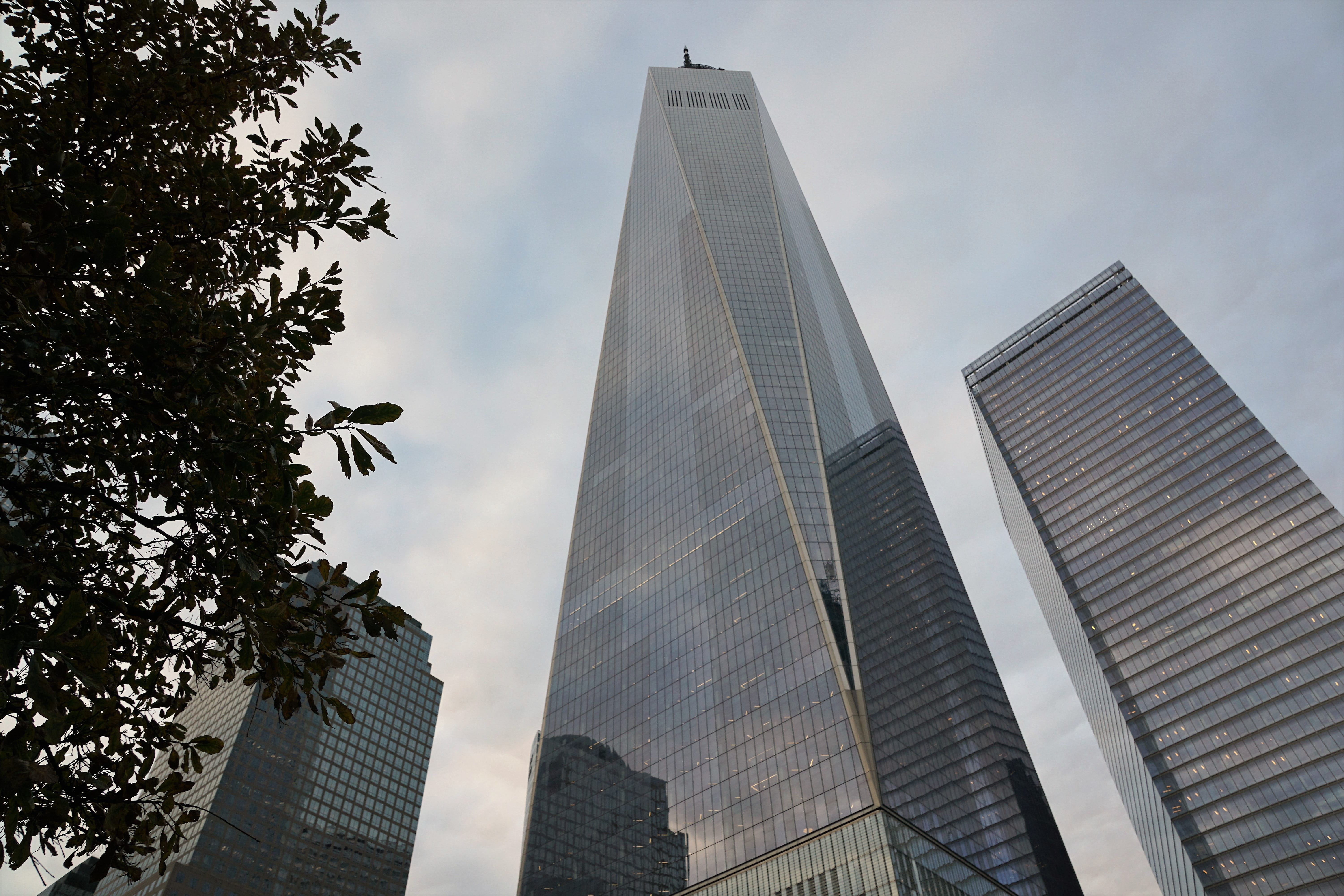 ground zero, photography, city, office, no people, rise, usa, modern, glass, sky, low angle view, built structure, nature, day, new york, outdoors, building, HD Wallpaper