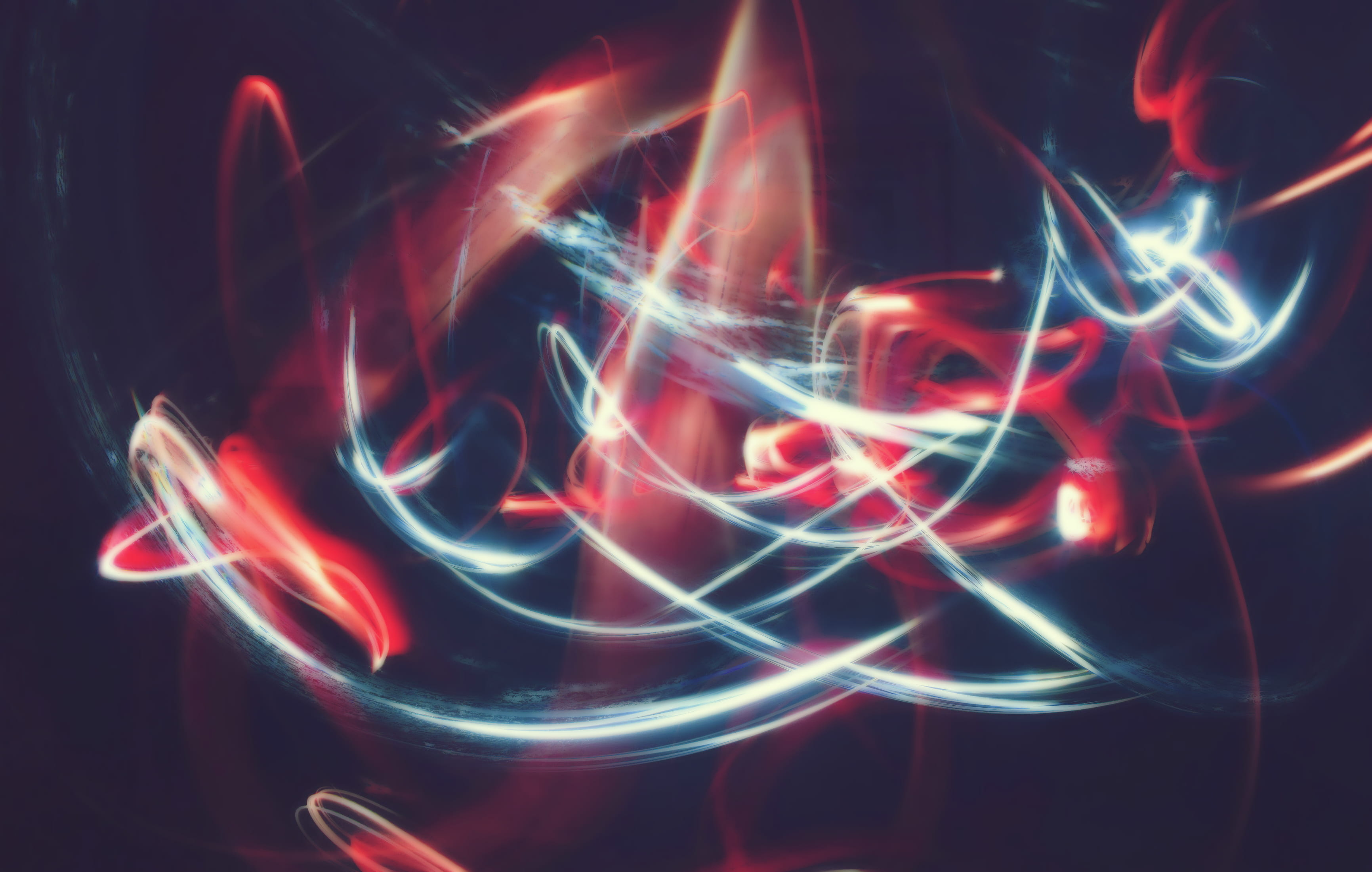 motion, white, light, laser, studio shot, movement, abstract, 2K, pattern, glowing, red, multi colored, glow, blur, photo, water, creativity, HD Wallpaper