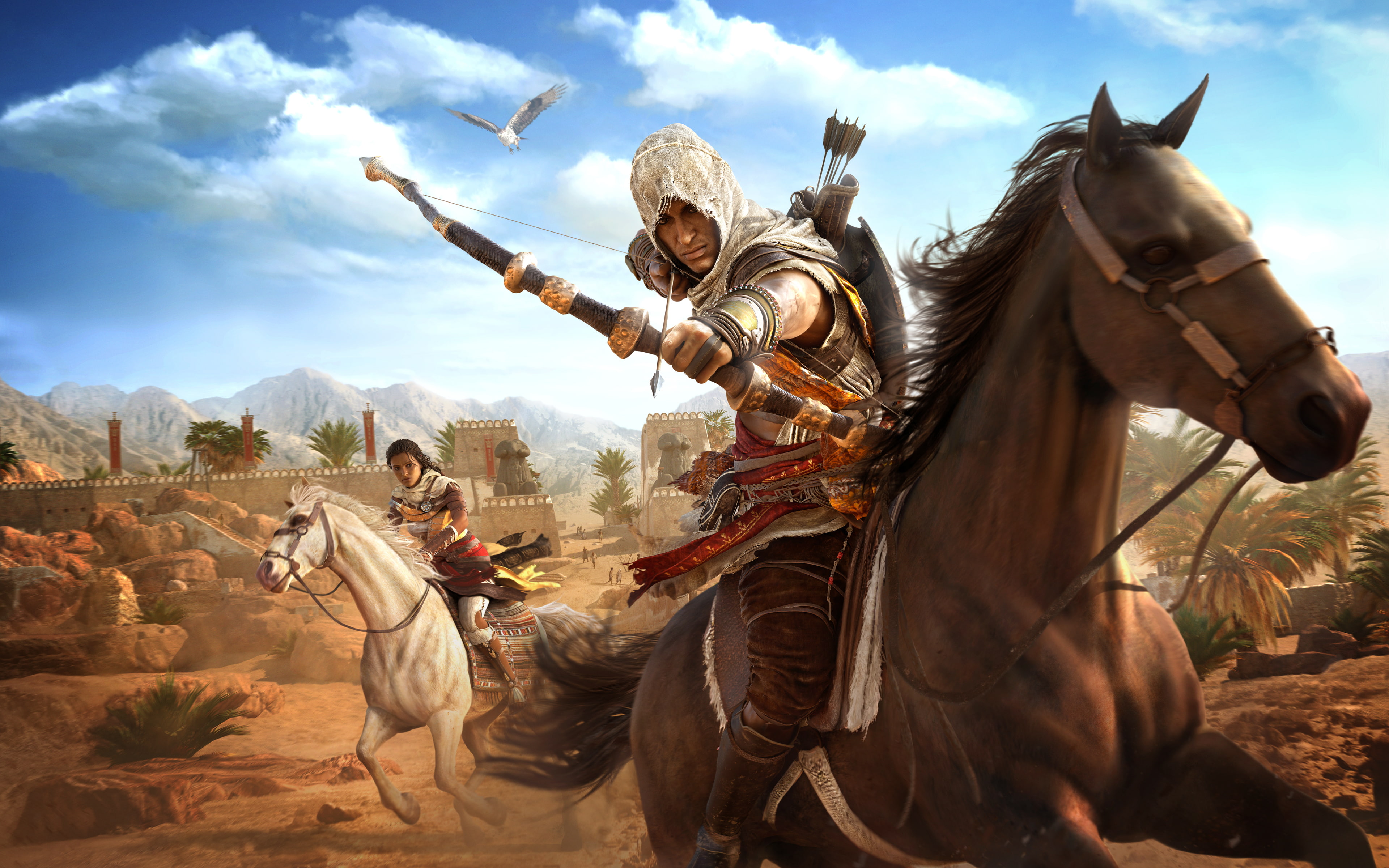 Game, Creed, Assassins, 4K, Origins, k, HD Wallpaper
