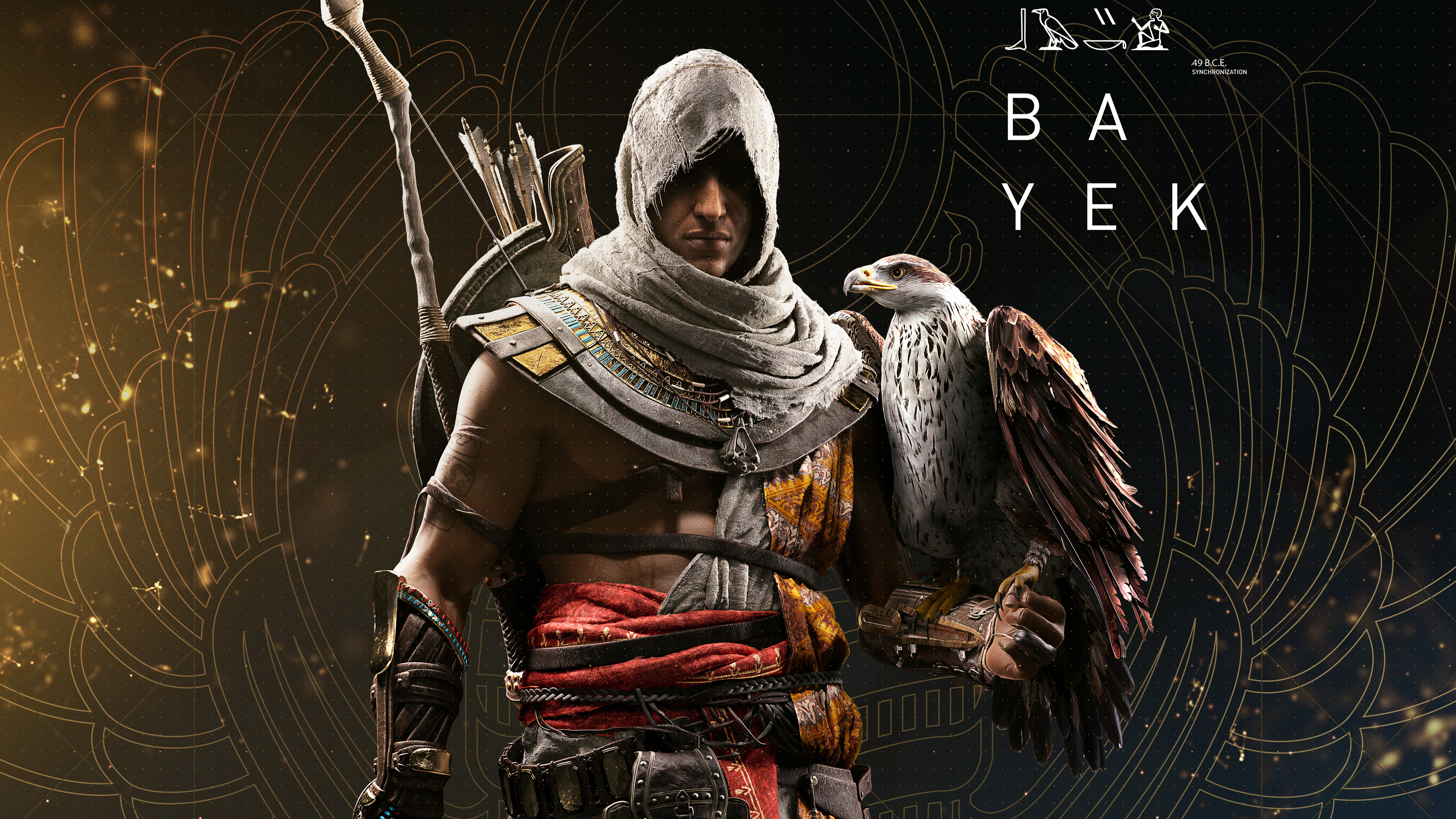 Bayek, 4K, 8K, 8K, Assassins Creed: Origins, HD Wallpaper