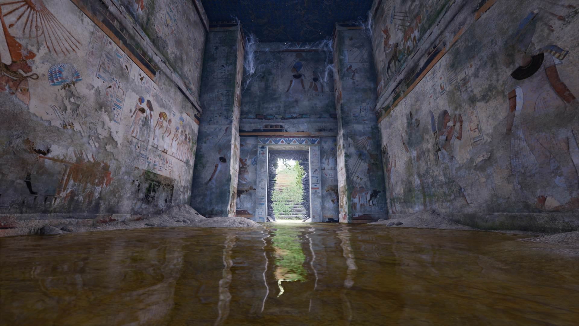 travel destinations, building, tourism, day, travel, old ruin, ancient, Assassins Creed: Origins, outdoors, wall - building feature, water, archaeology, HD Wallpaper