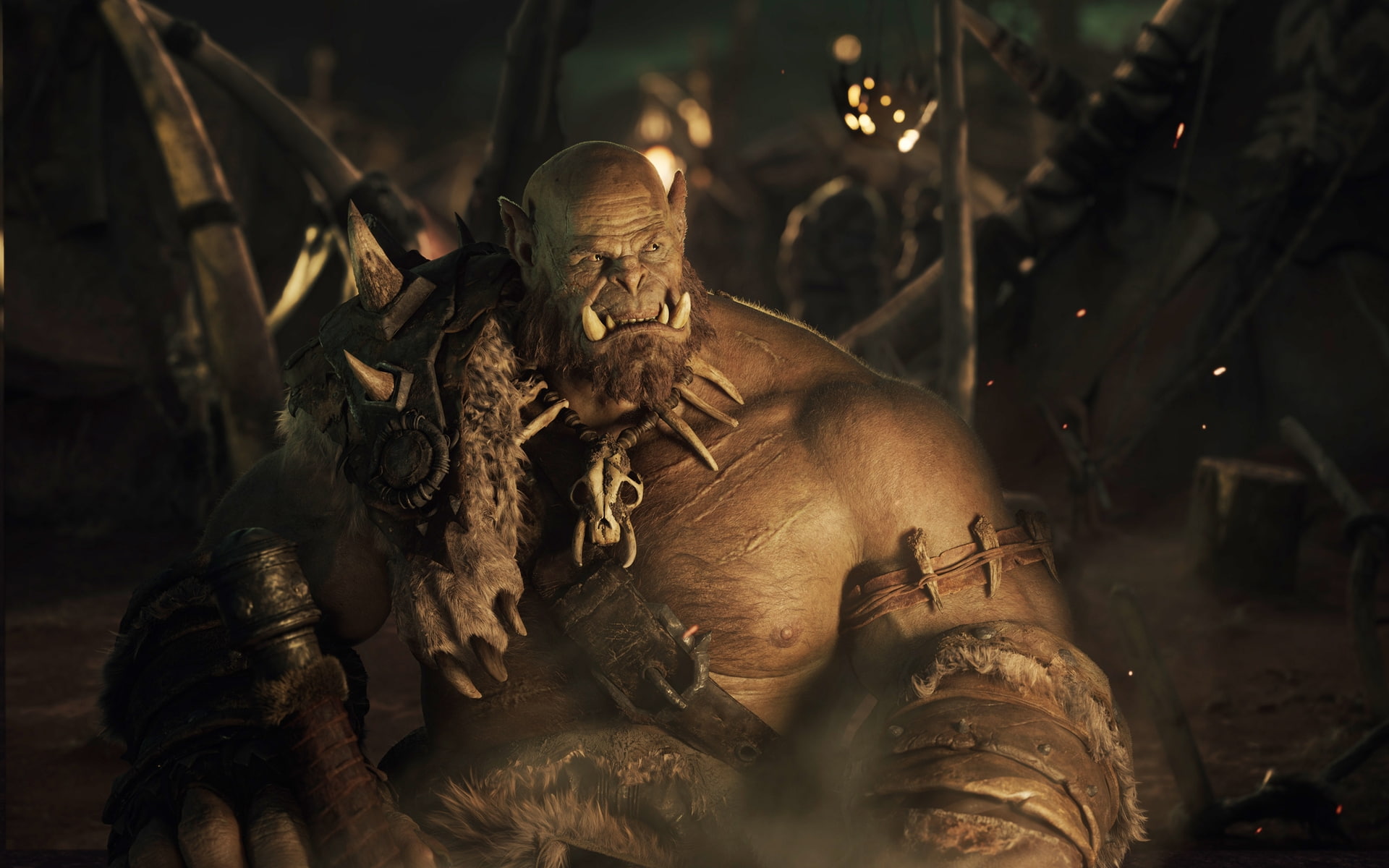 warcraft, warcraft movie, movie, 1080P, orc, HD Wallpaper