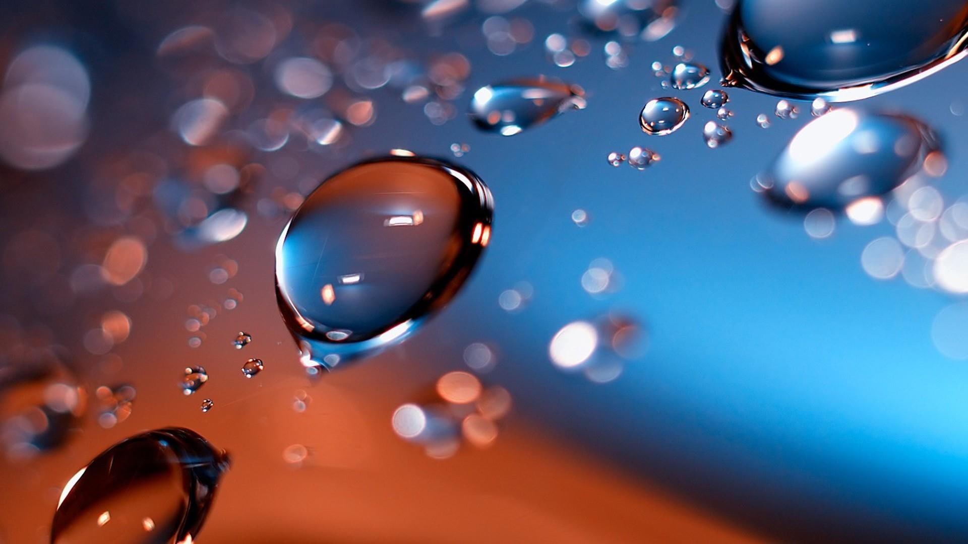 1080P, globule, ball, water, drops, bubble, abstract, liquid, bubbles, HD Wallpaper