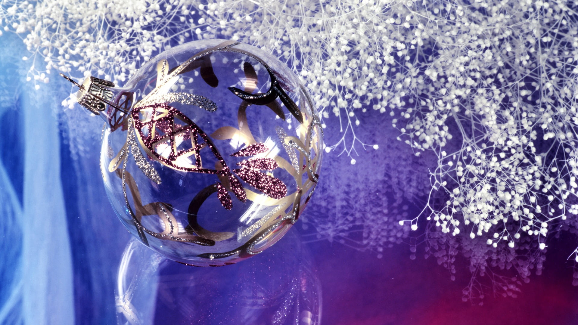 frozen, water, silver colored, wealth, bright, glass - material, drops, focus on foreground, 3d, no people, 1080P, shiny, bubble, close-up, winter, cold temperature, HD Wallpaper