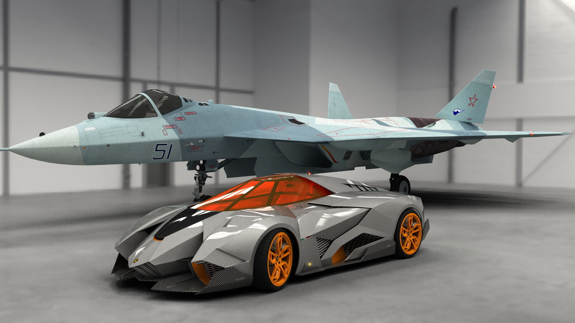 luxury, blue, airport runway, Car, absence, fighter Plane, competition, flying, no people, aerospace industry, clean, Egoista, gray, Fighter, wheel, aircraft, HD Wallpaper