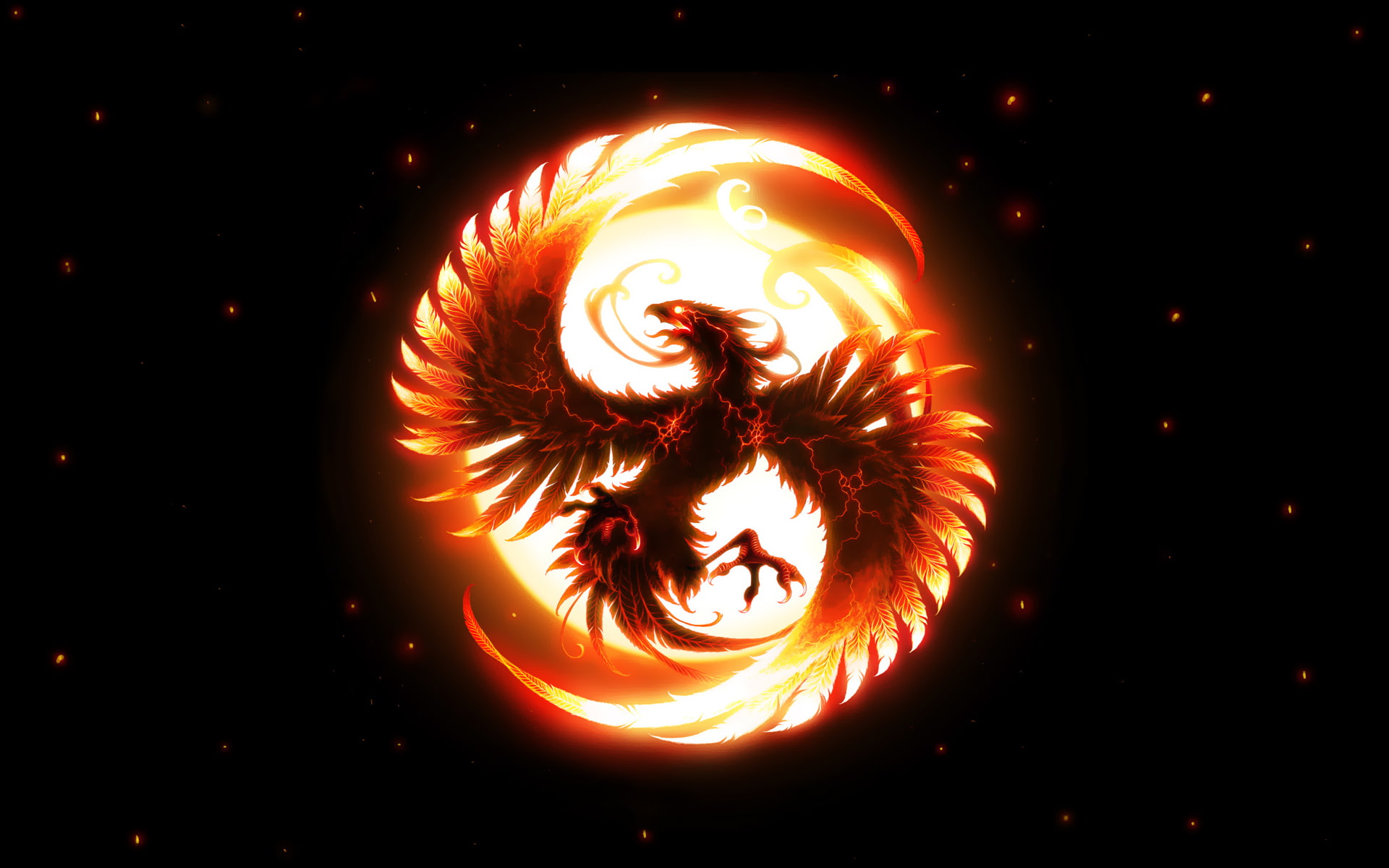 1080P, fenix, fire, HD Wallpaper