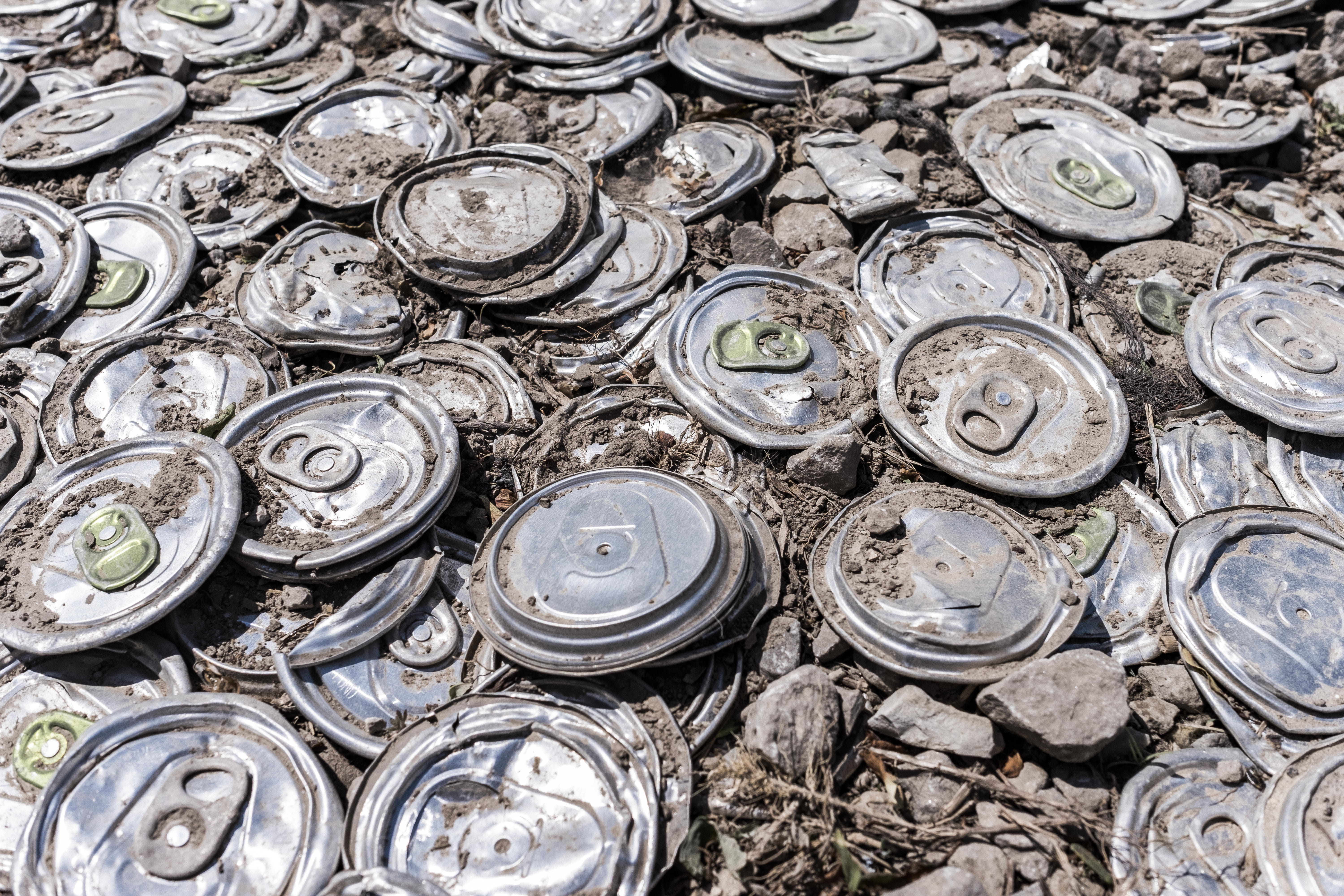 day, drink can, crushed, full frame, wealth, garbage, objects, flat, abundance, heap, still life, no people, large group of objects, environmental issues, HD Wallpaper