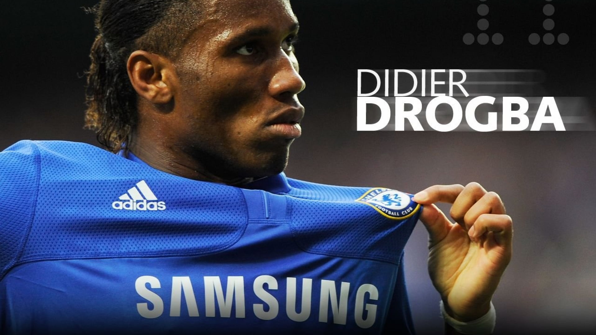 portrait, competition, adult, young adult, profile view, competitive Sport, communication, people, casual clothing, Didier Drogba, one person, serious, HD Wallpaper