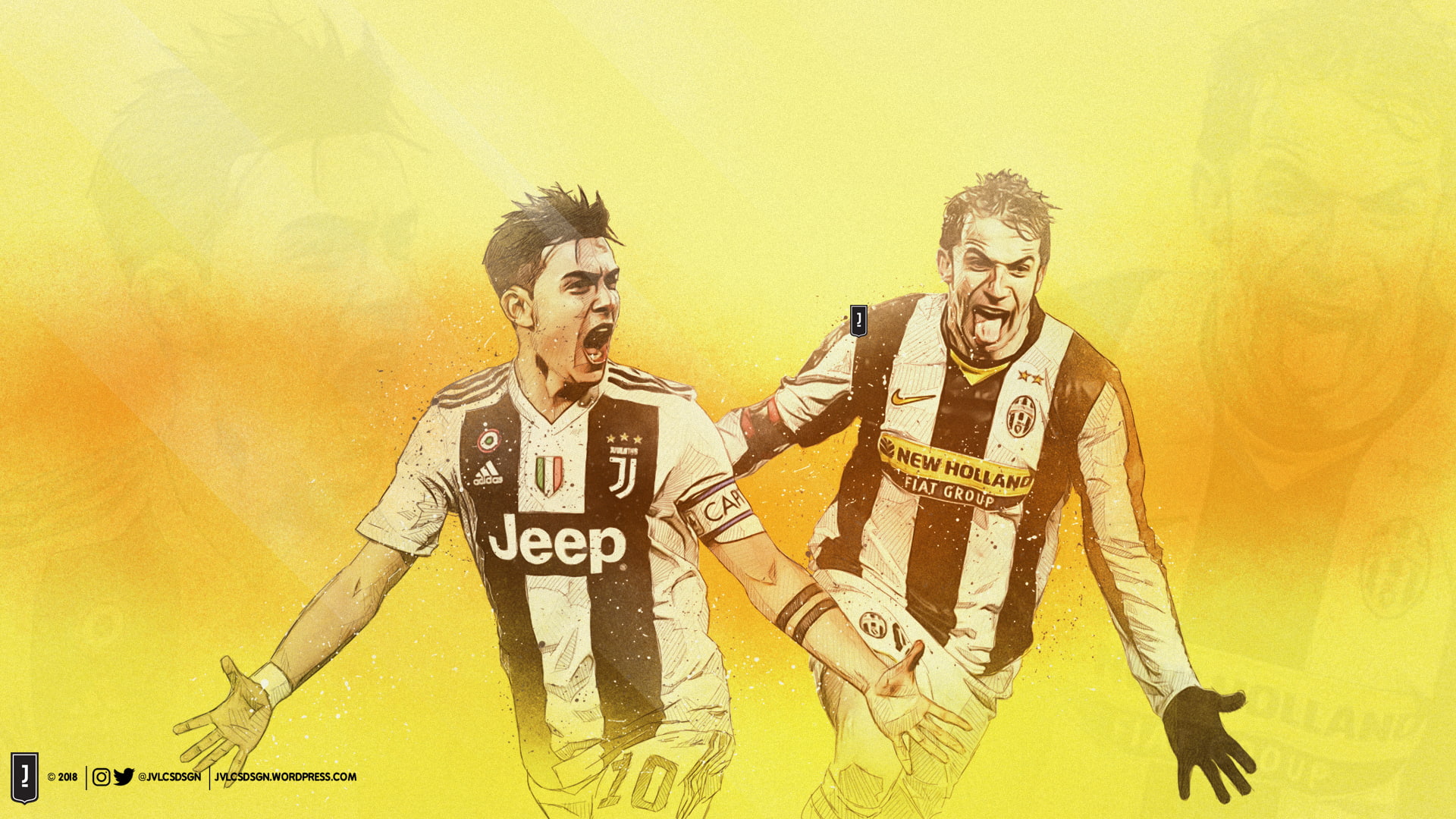 1080P, Alessandro Del Piero, Paulo Dybala, Soccer, Juventus F.C., HD Wallpaper