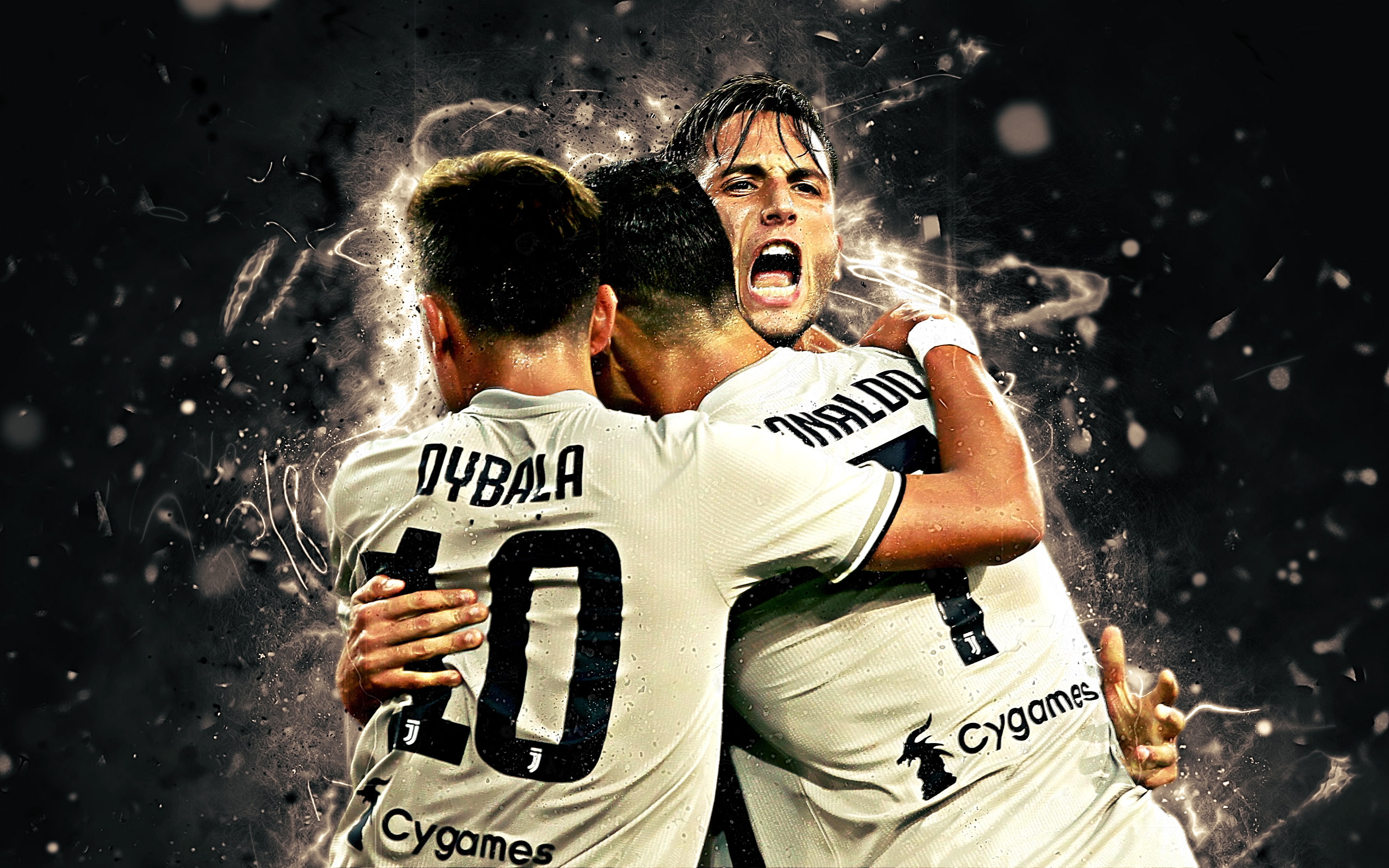 2K, Cristiano Ronaldo, Soccer, Rodrigo Bentancur, Juventus F.C., Paulo Dybala, HD Wallpaper