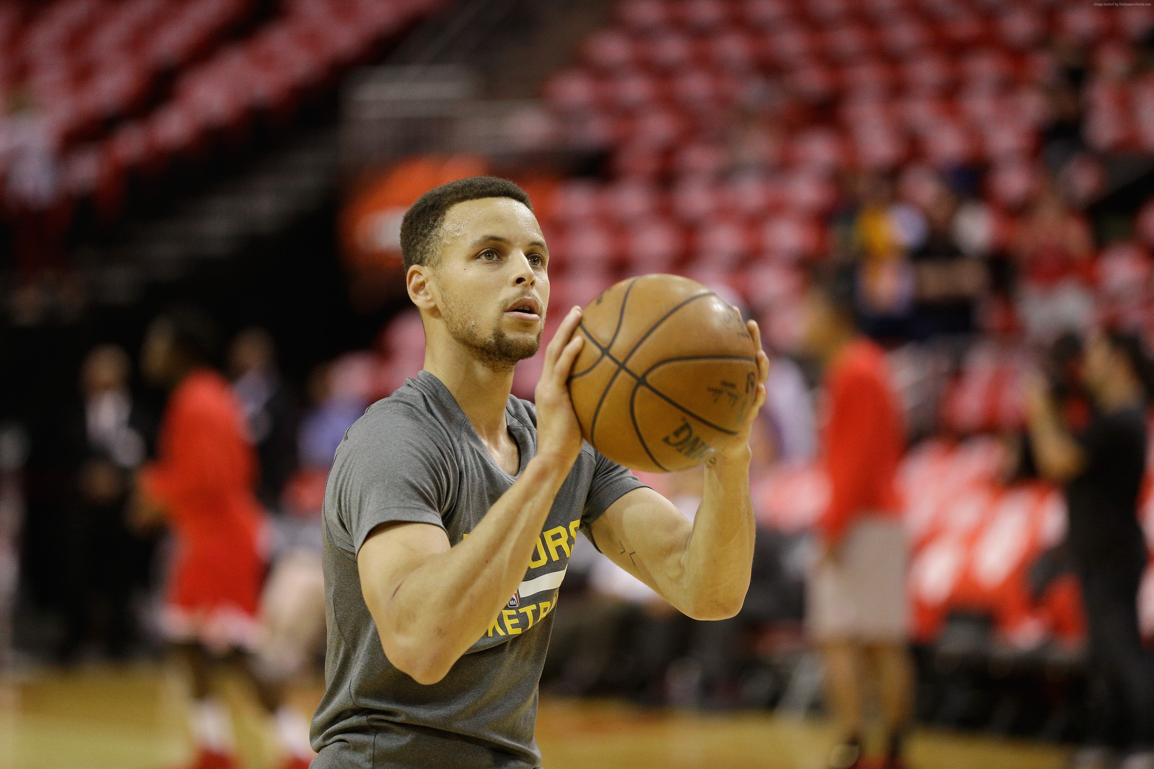 NBA, basketball, 4K, 4K, Stephen Curry, Golden State Warriors, HD Wallpaper