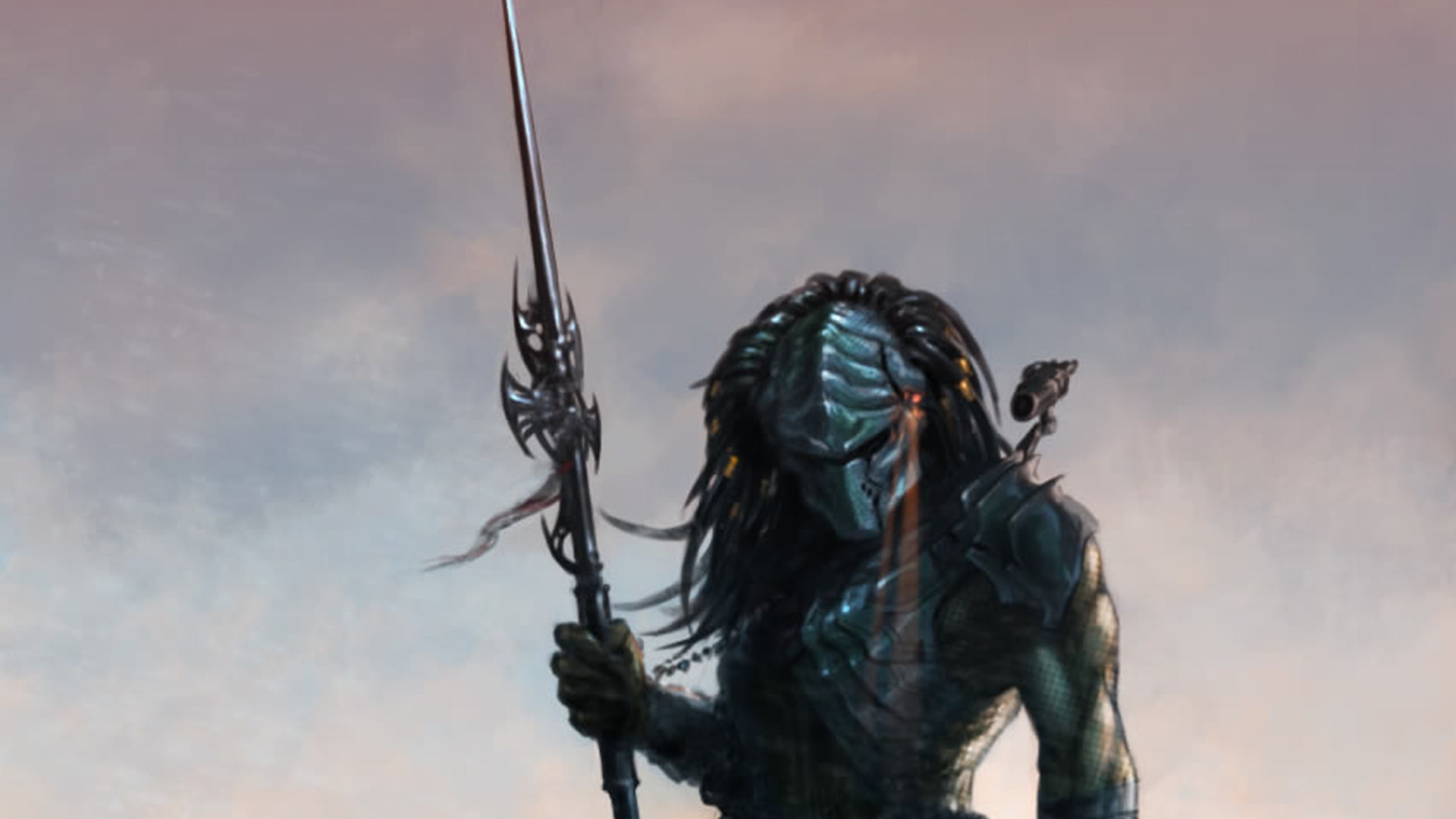 comics, 1080P, predator, hd, HD Wallpaper