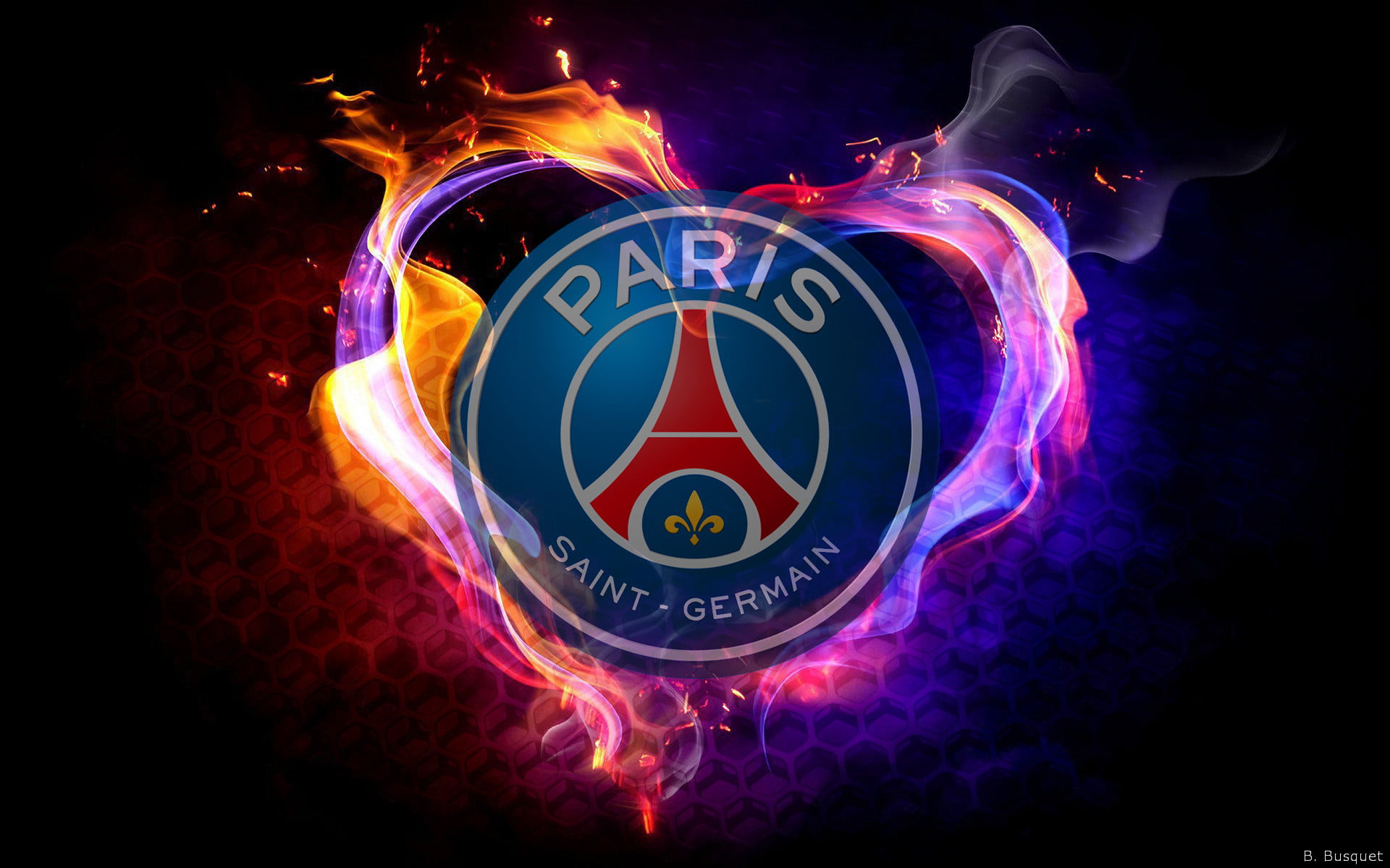 Emblem, Logo, 1080P, Paris Saint-Germain F.C., Soccer, HD Wallpaper