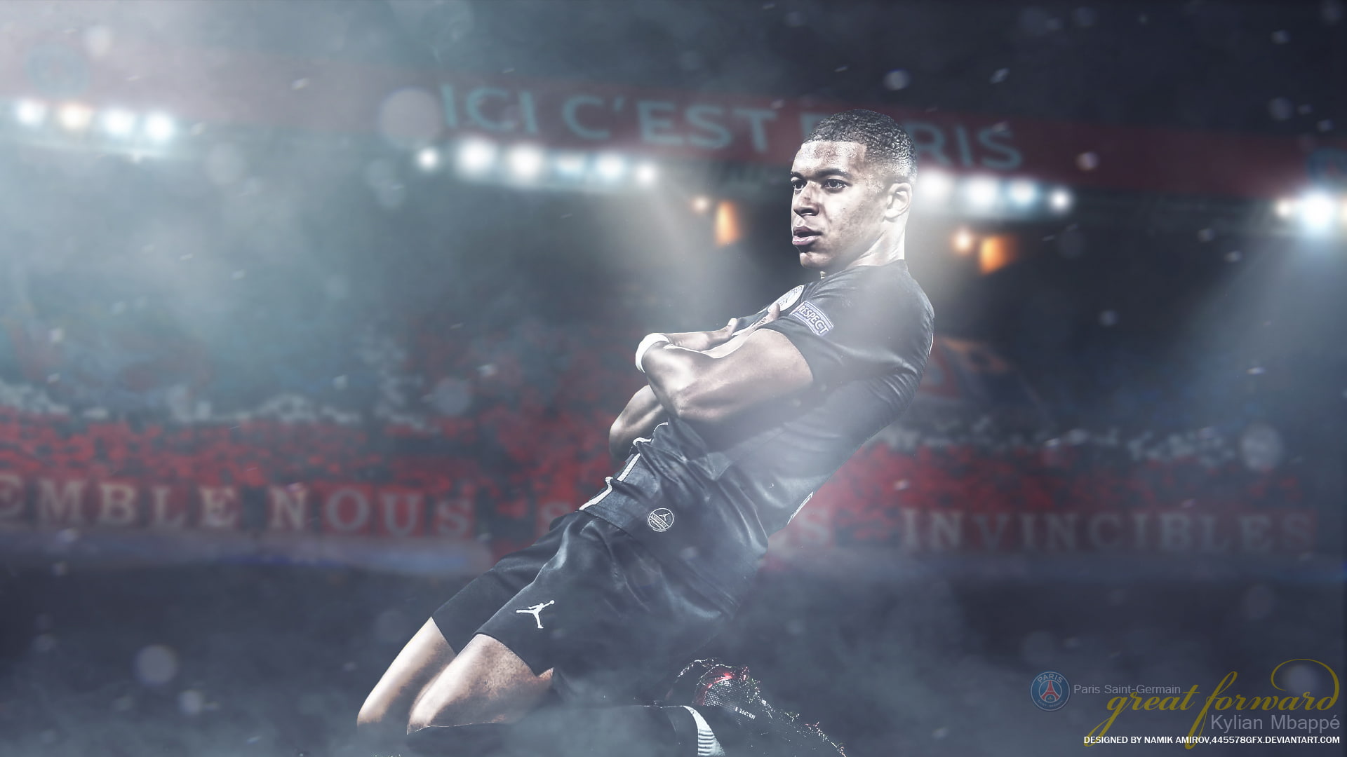 1080P, Soccer, Kylian Mbappé, HD Wallpaper