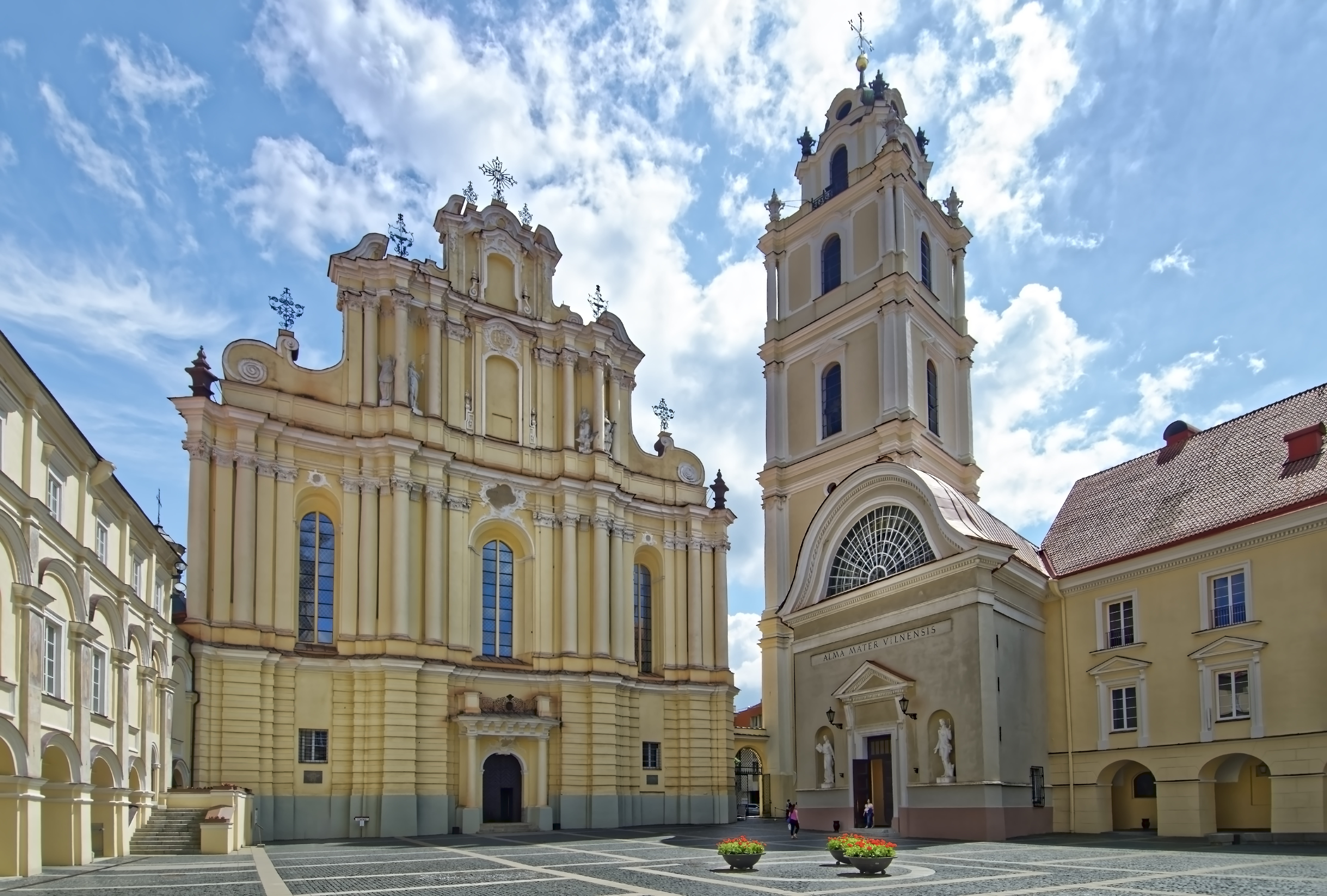 historic center, building exterior, history, belief, christianity, bell tower of st john church, historically, no people, vilnius, outdoors, building, day, HD Wallpaper