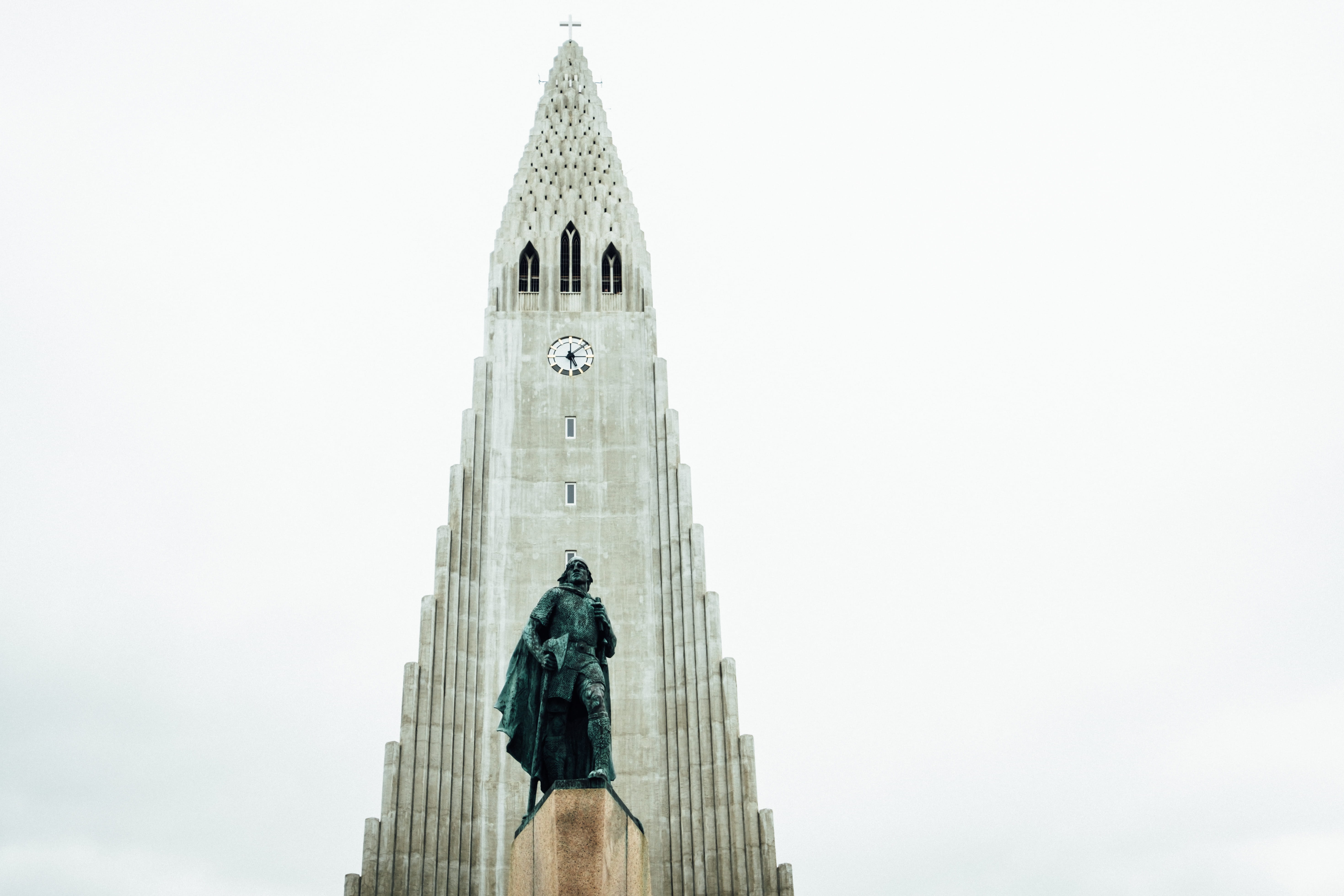 city, hallgrimur, coat, built structure, reykjavik, human, outdoors, spire, tourism, lighthouse, clock, skyscraper, day, building, building exterior, low angle view, HD Wallpaper