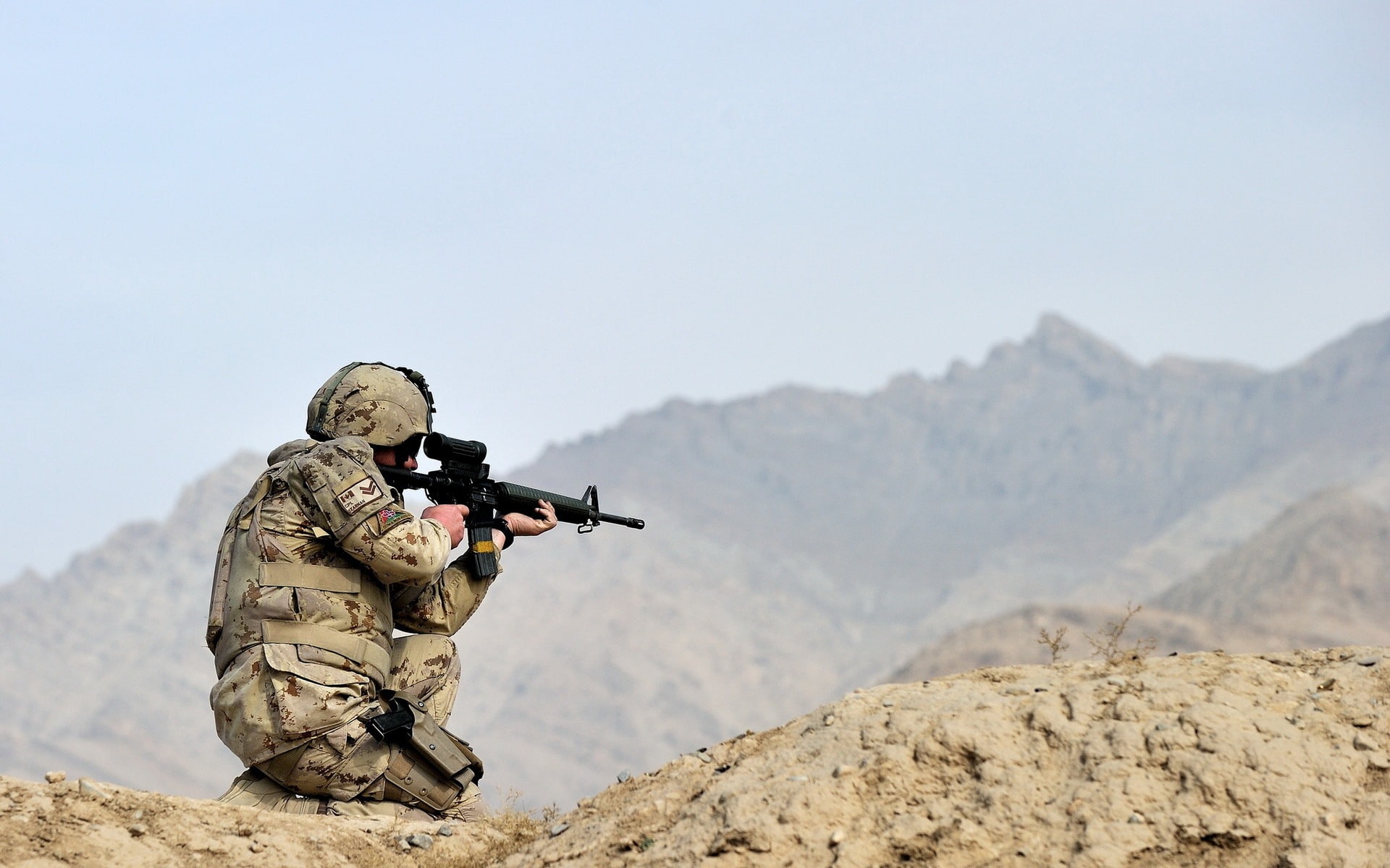 gun, weapons, afghanistan, armed Forces, recruit, rifle, uS Military, private, government, land, oPS, sky, shooting A Weapon, special, adult, Canadian Army, HD Wallpaper