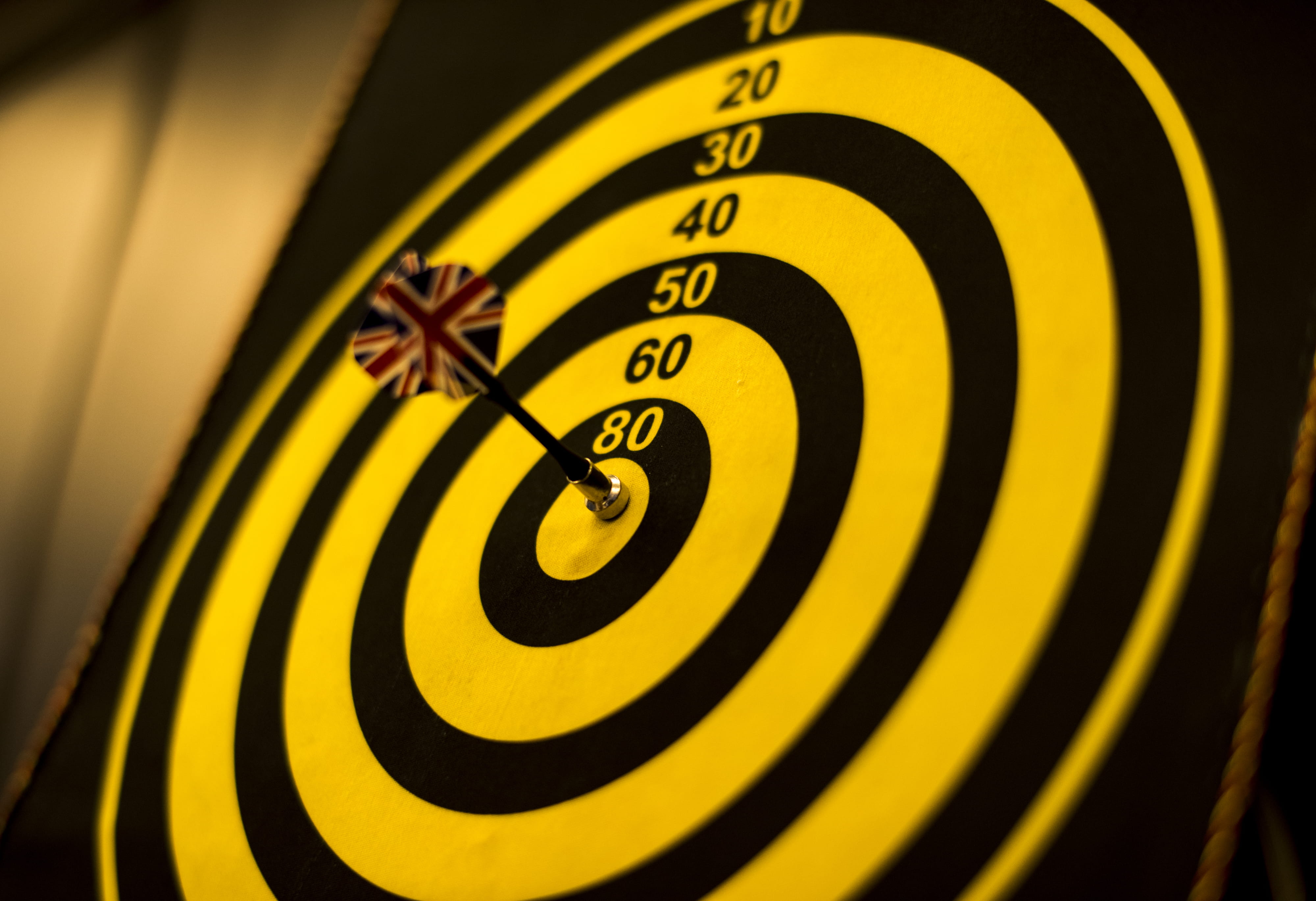 pattern, bullseye, arts culture and entertainment, number, selective focus, game, geometric shape, round, aim, sport, 4K, accuracy, black color, success, HD Wallpaper