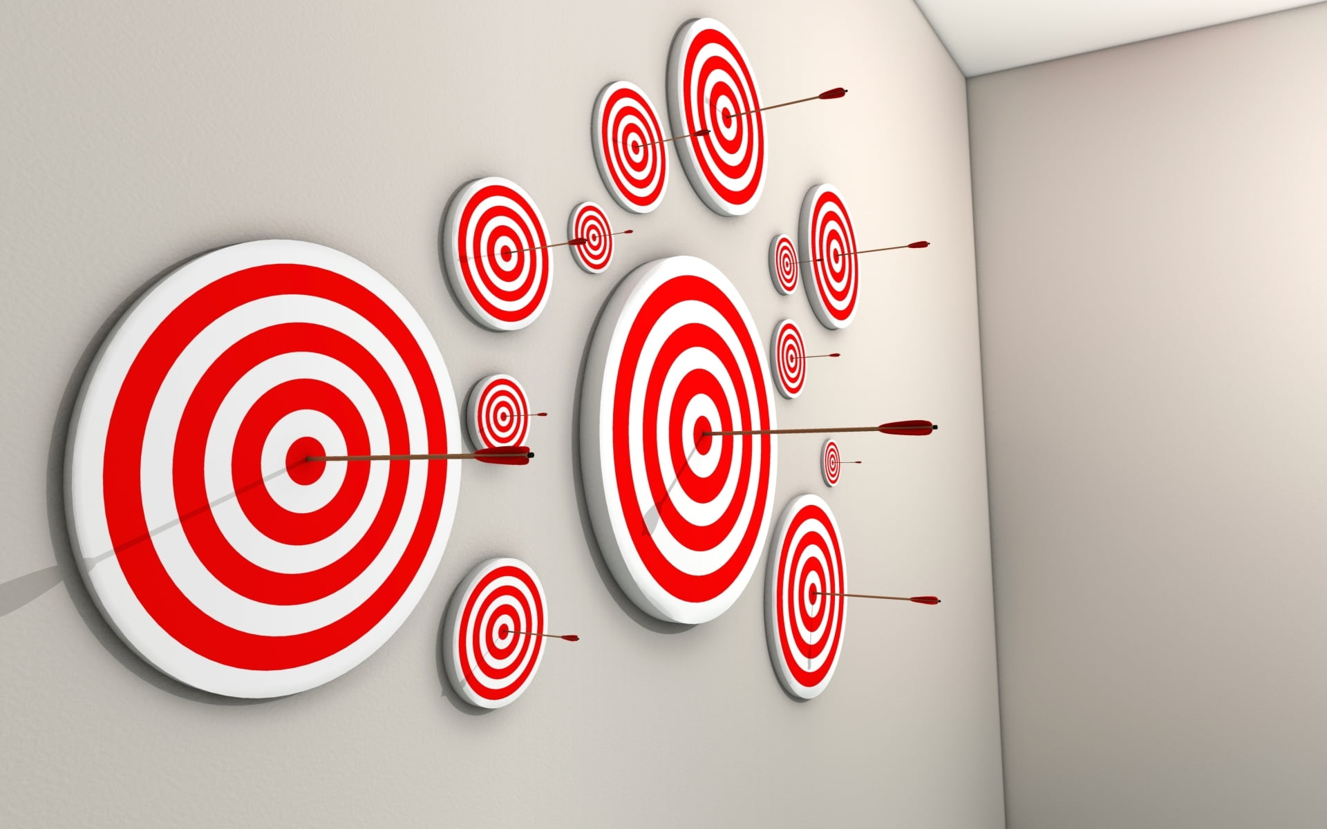 celebration, heart shape, 1080P, studio shot, close-up, luck, arrow - Bow And Arrow, communication, arrows, ideas, architecture, target, red, leisure Games, HD Wallpaper