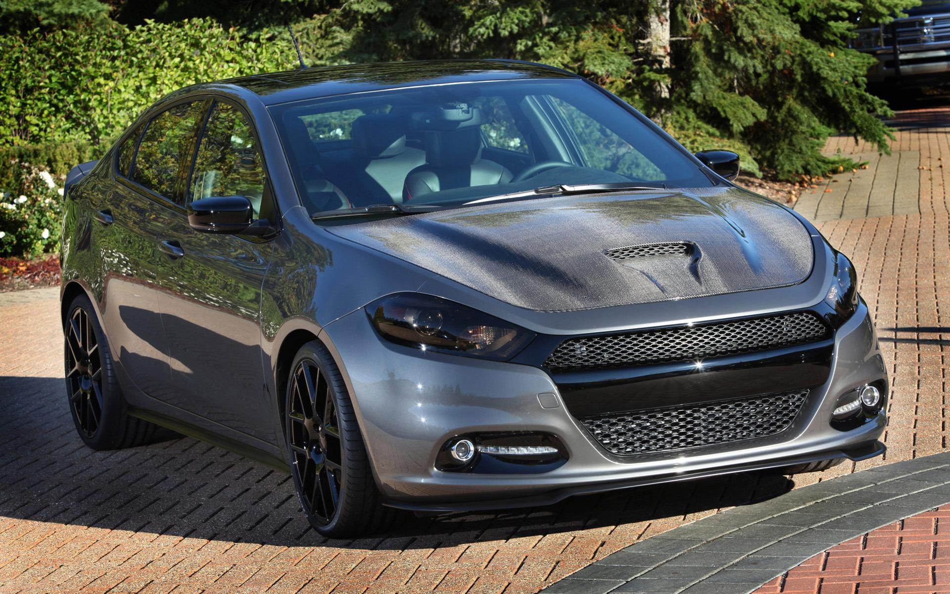 black, cars, dart, 1080P, 1920x1200, dodge dart, sedan, dodge, HD Wallpaper