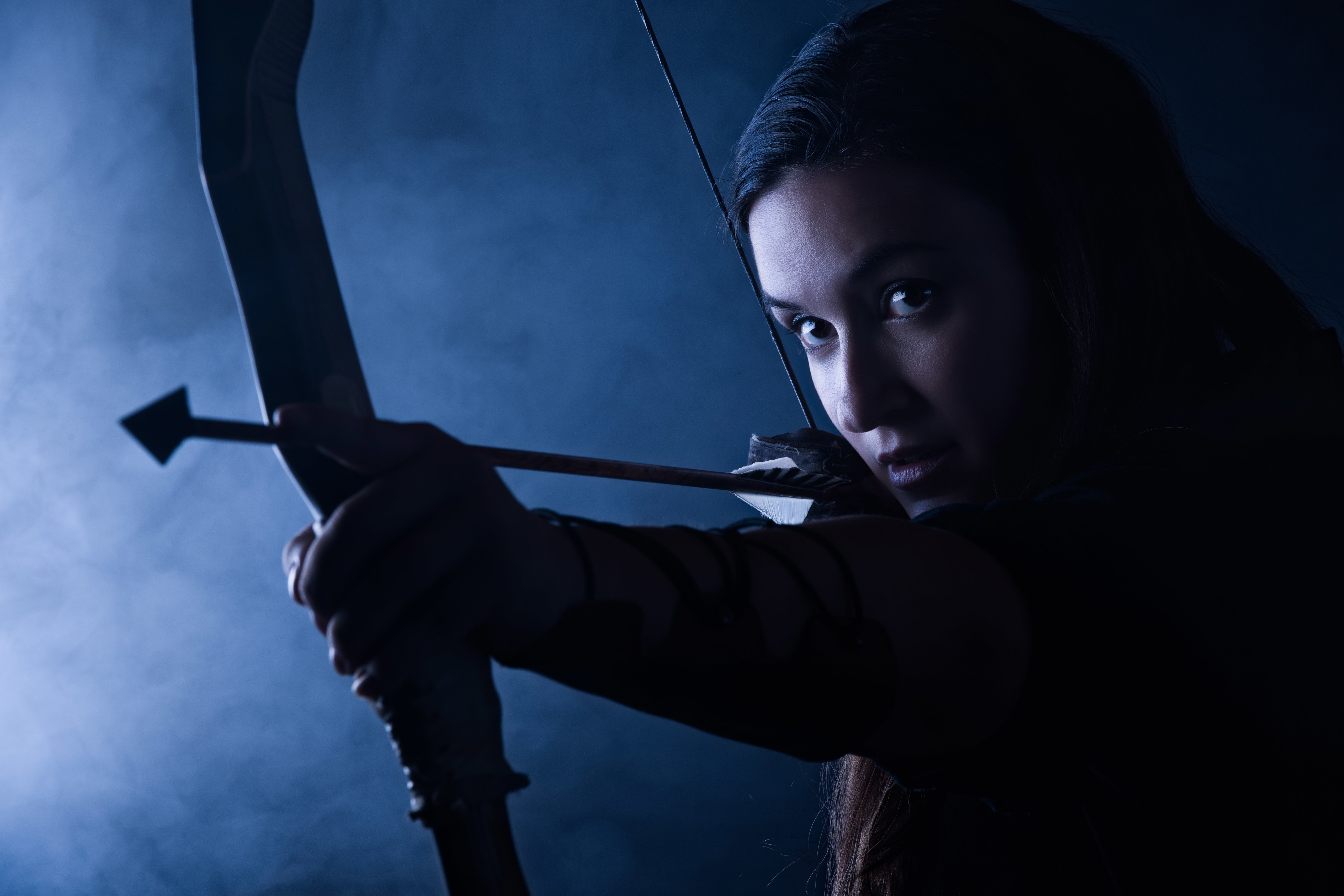 arrows, bow, 5K, archery, HD Wallpaper