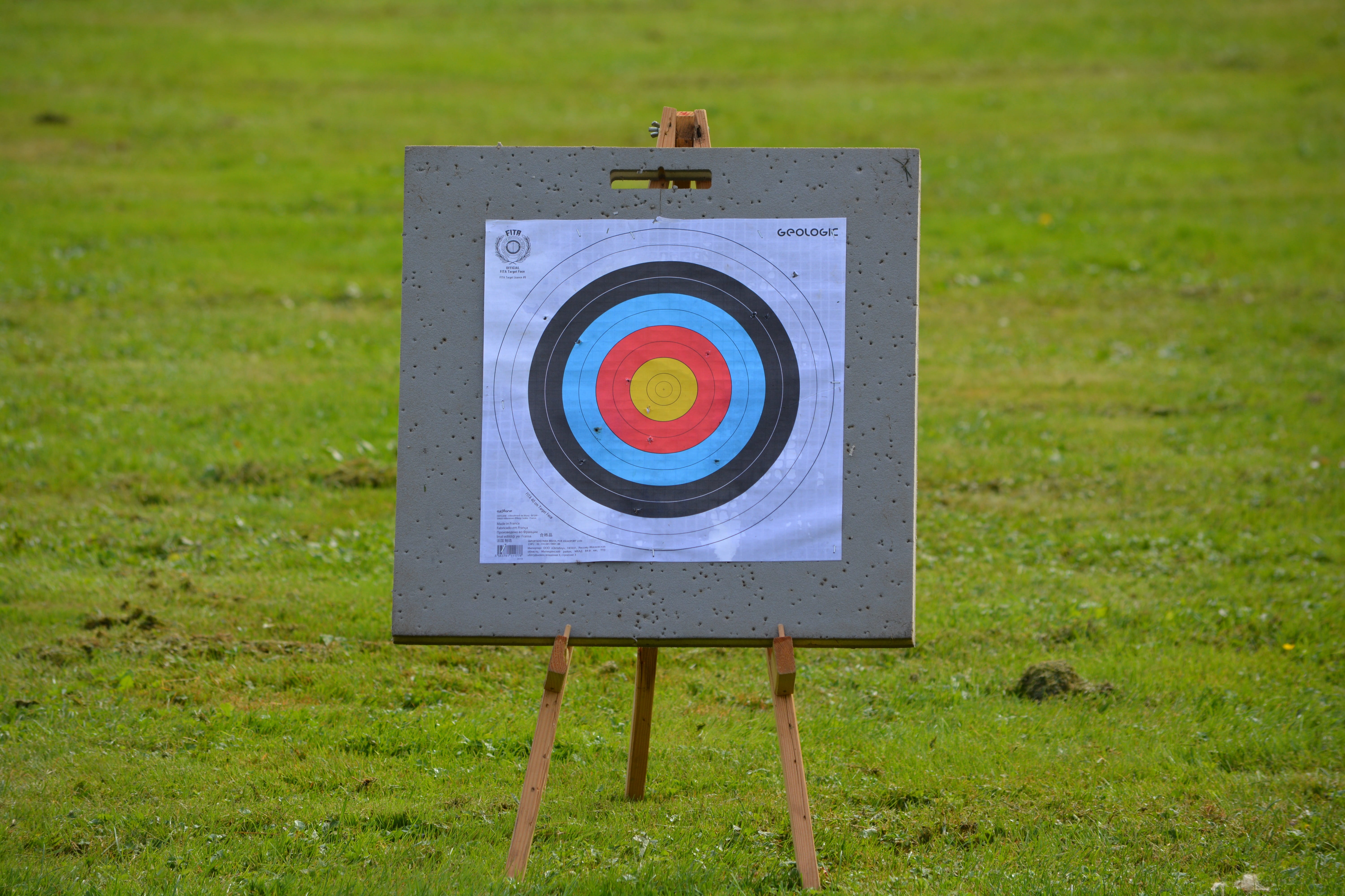 Sports, 5K, arrow - Bow And Arrow, nature, circle, field, Archery, sports, Arrow, target Shooting, communication, Focus, bulls-Eye, outdoors, Goal, sports Target, HD Wallpaper
