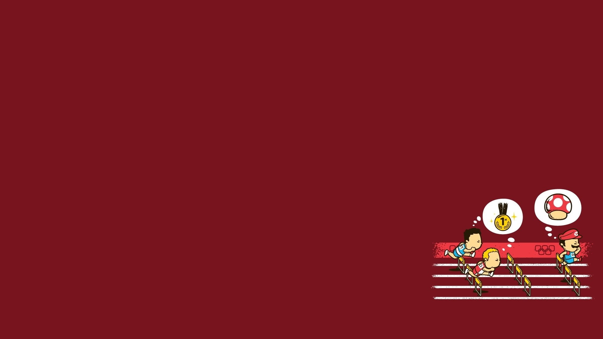 Olympics, Hurdles, Video Game, Humor, Mario, 1080P, Jump, HD Wallpaper