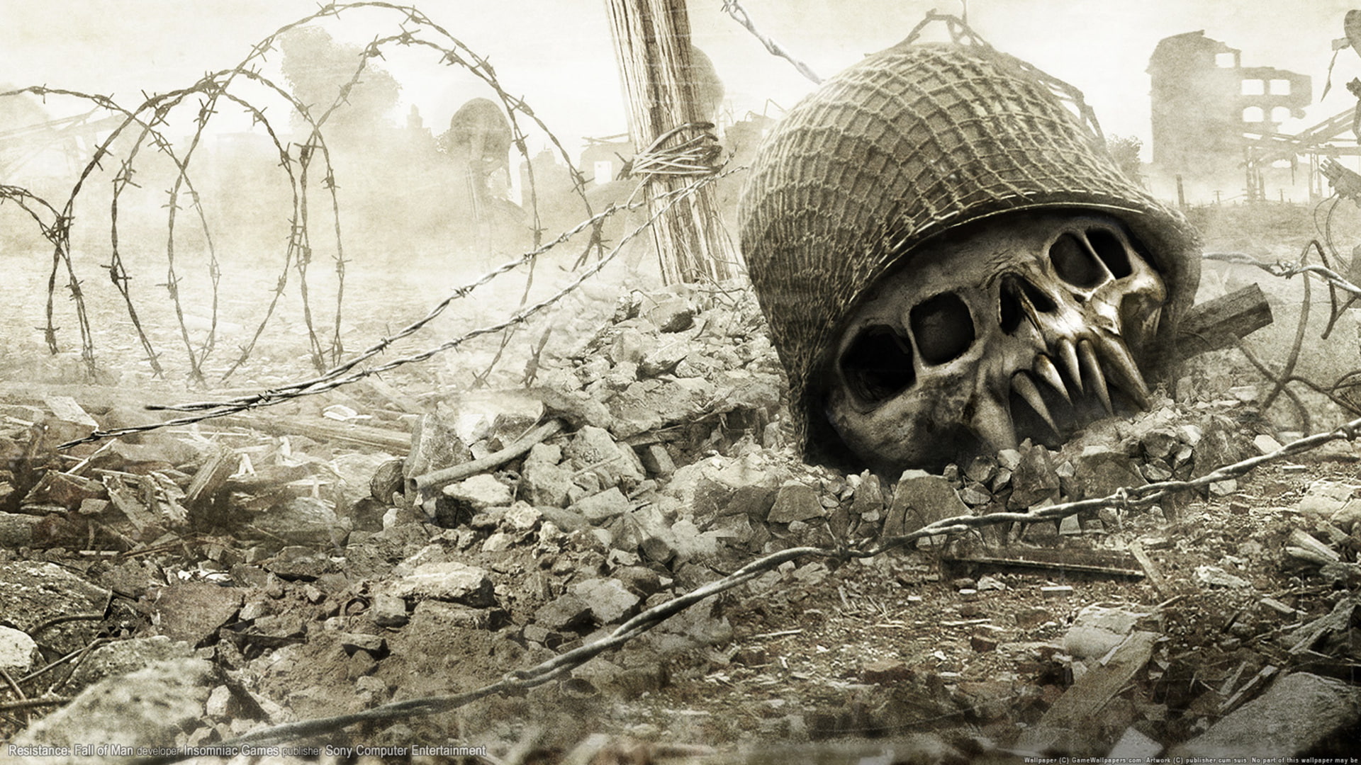 hd, fall, video games, man, resistance, 1080P, HD Wallpaper