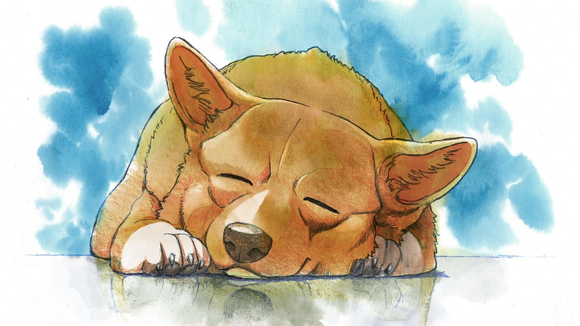 Cowboy Bebop, Ein, drawn, 1080P, dog, anime, HD Wallpaper