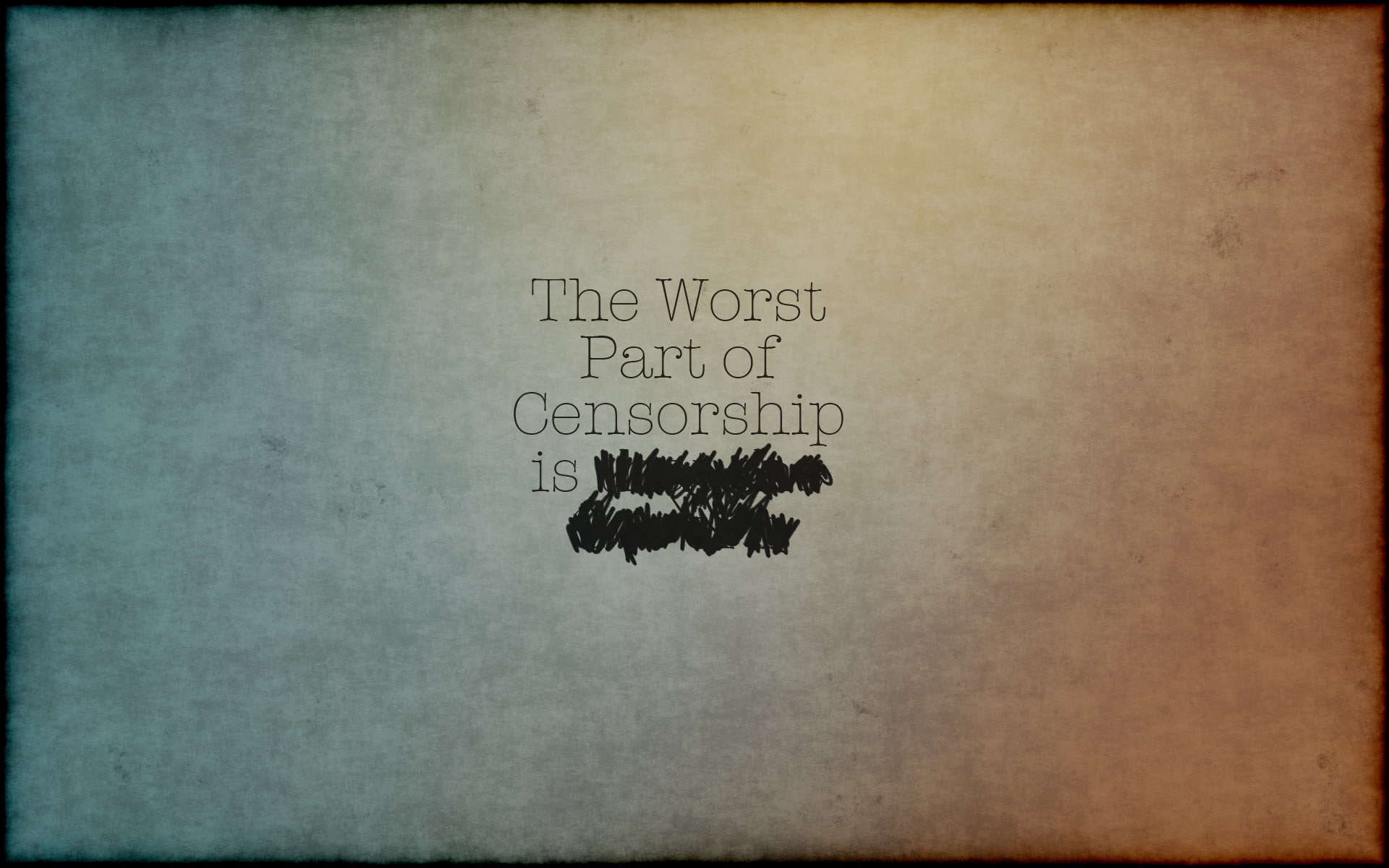 hd, textures, irony, 1080P, x, censorship, gradient, Quotes, text, abstract, art, HD Wallpaper