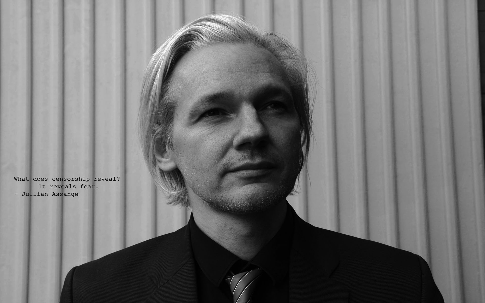 text, censorship, julian, fear, face, assange, 1080P, HD Wallpaper