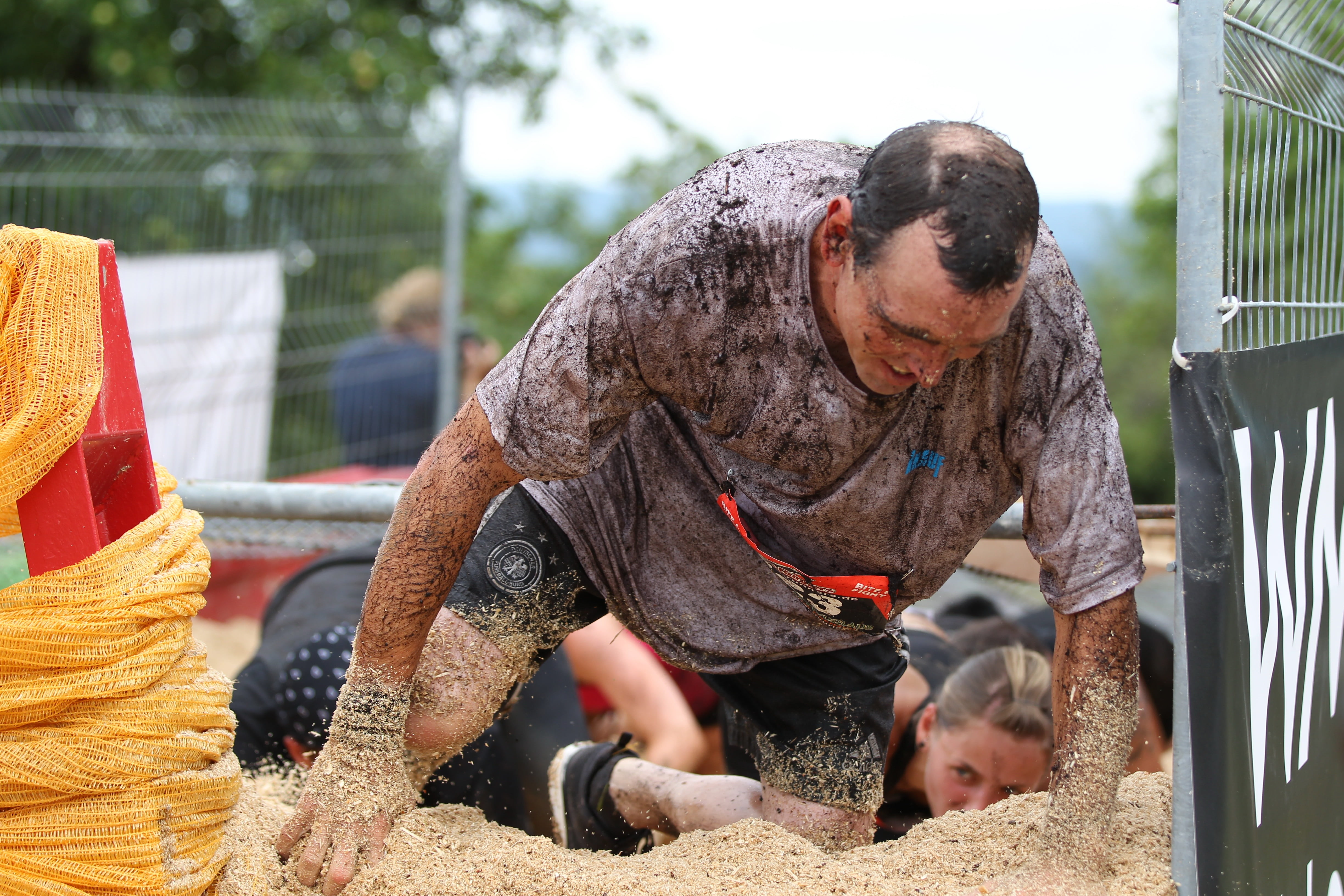trail run, steeplechase, day, people, front view, child, fun run, incidental people, extreme running, lifestyles, mudrun, outdoors, nature, focus on foreground, HD Wallpaper