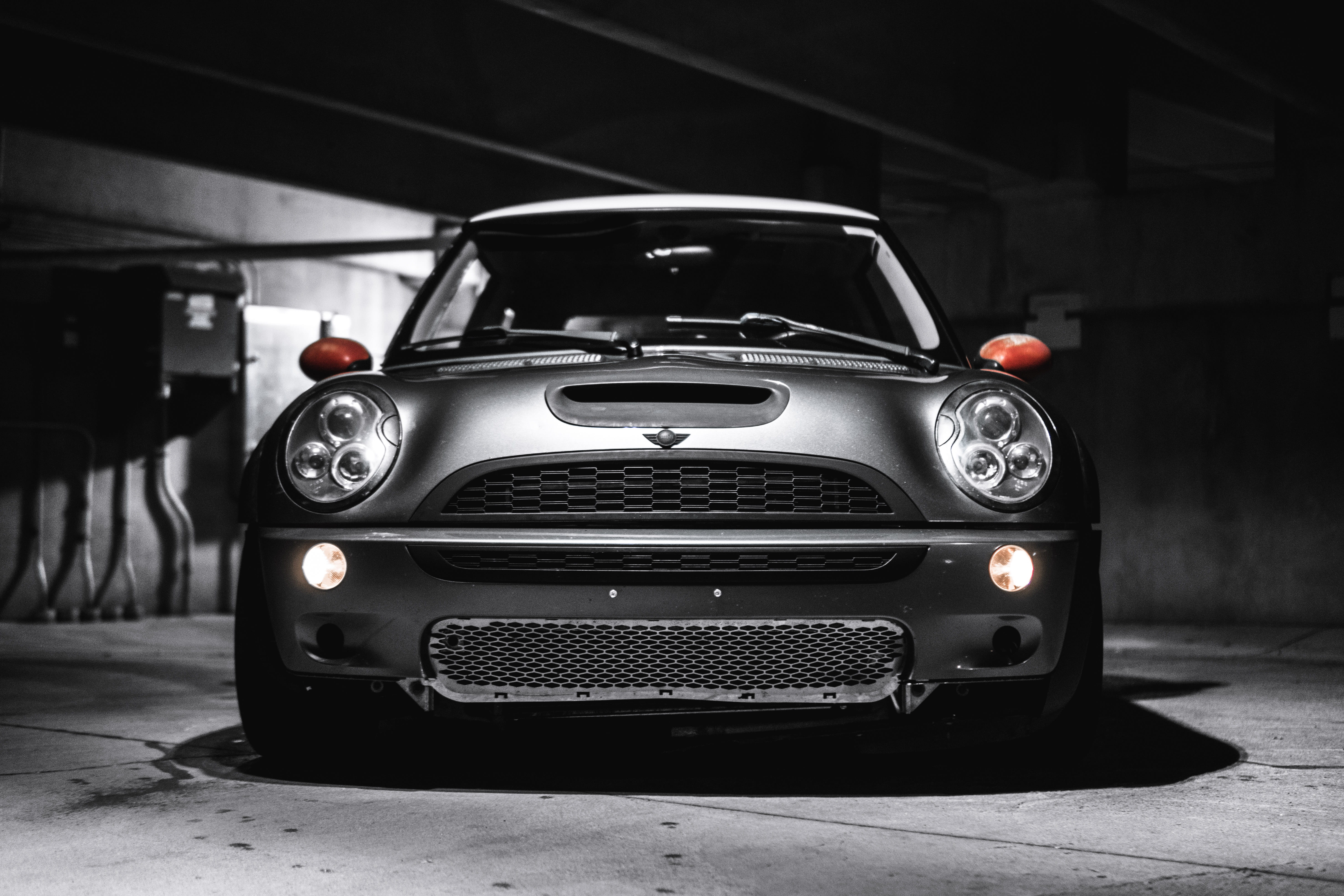 vehicle, car, vintage car, front view, photography, sports car, close-up, garage, electric lamp, 5K, travel, headlight, city, transportation, quick, retro styled, HD Wallpaper
