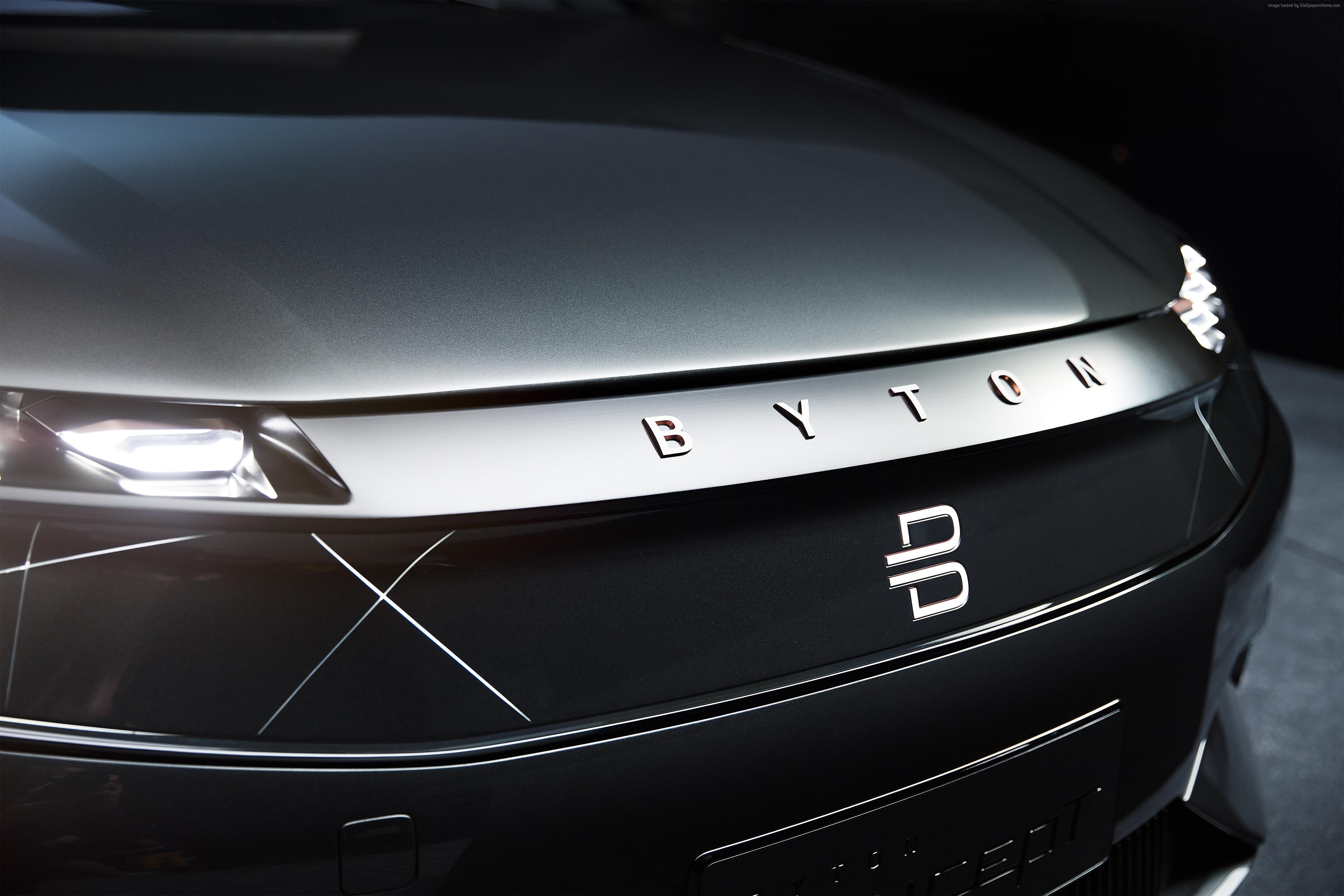 4k, CES 2018, Byton, electric car, 4K, HD Wallpaper