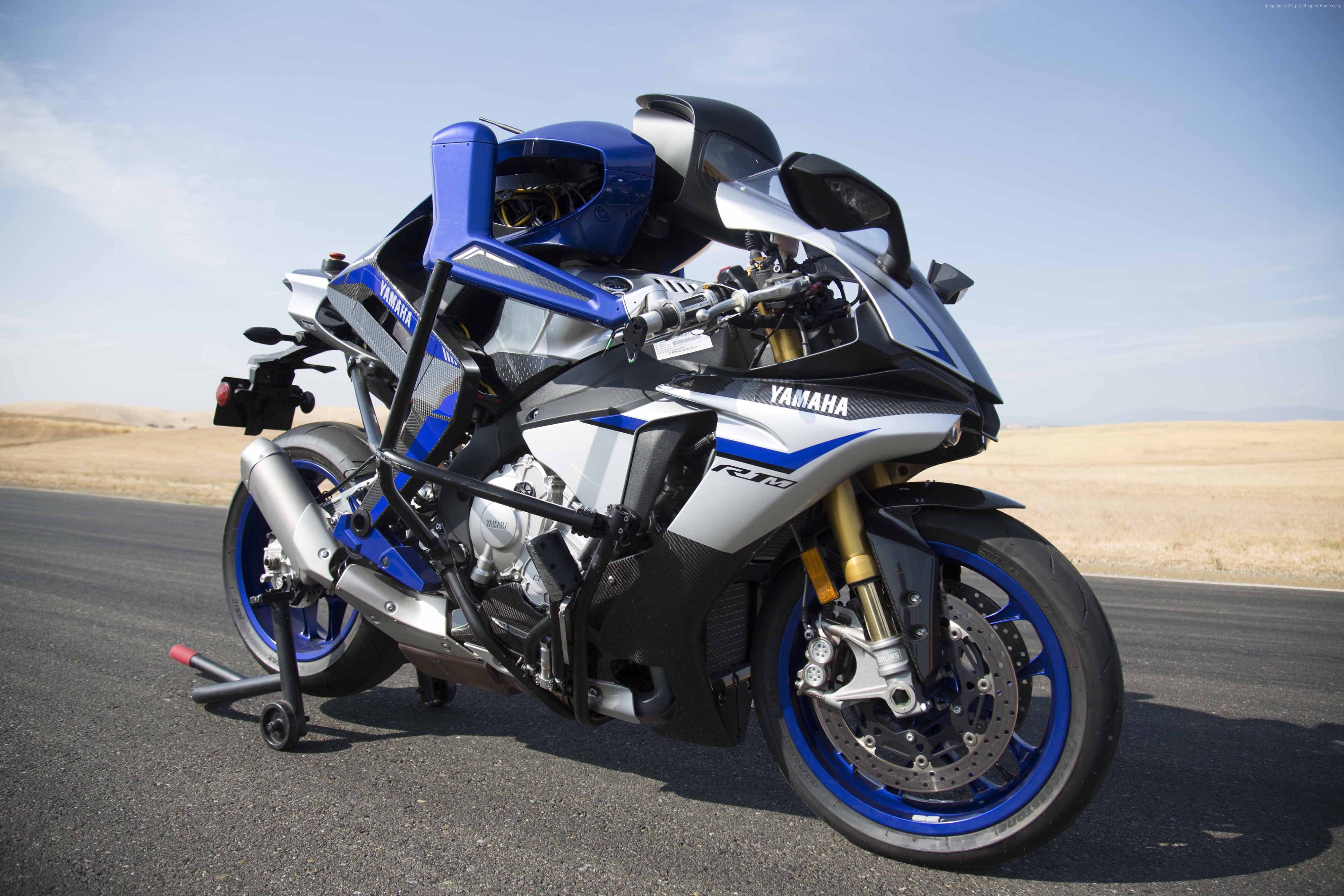 Yamaha Motobot, Electric bike, 4k, 4K, CES 2018, HD Wallpaper