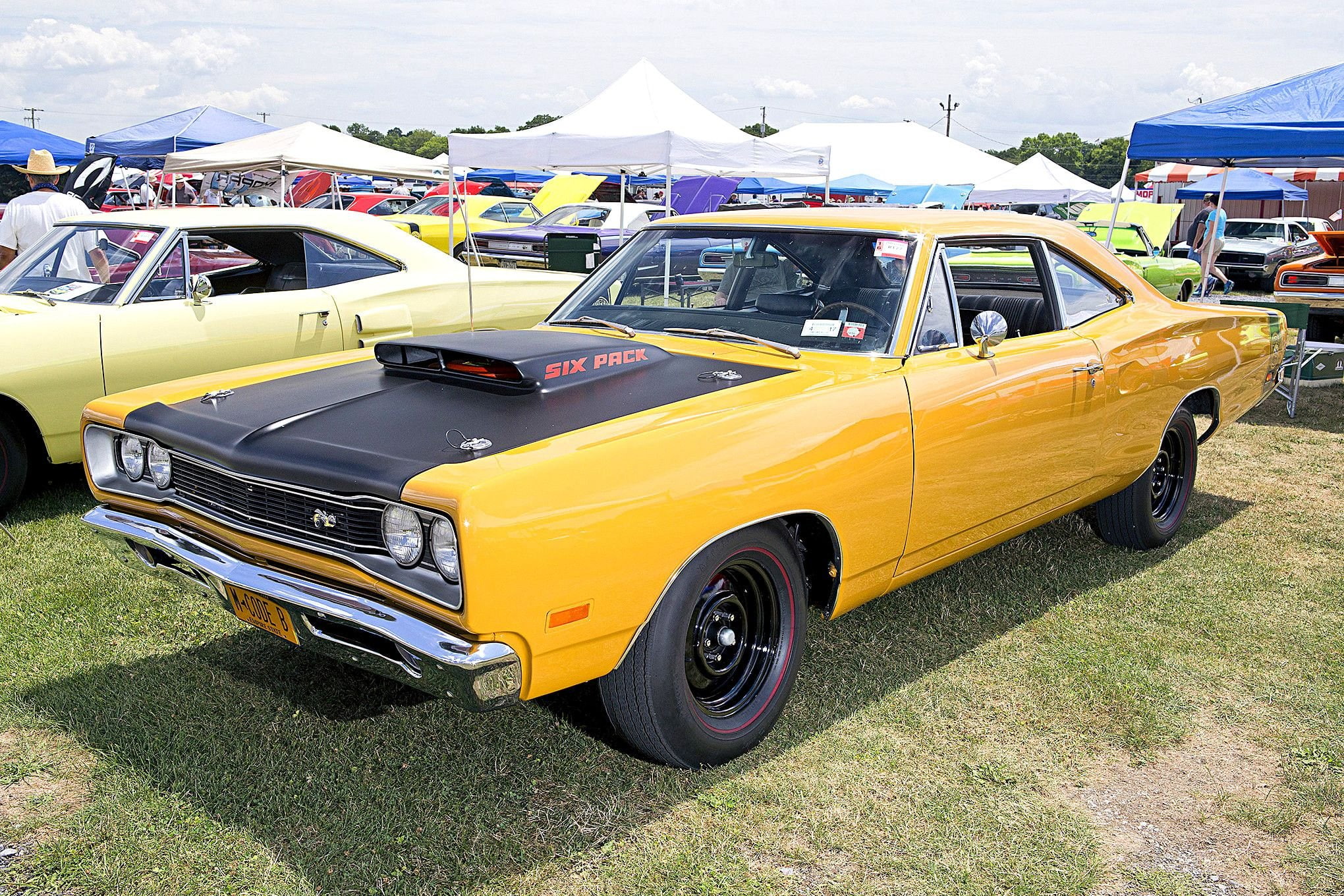 super, six, bee, 1080P, 440, pack, 1969, cars, dodge, HD Wallpaper