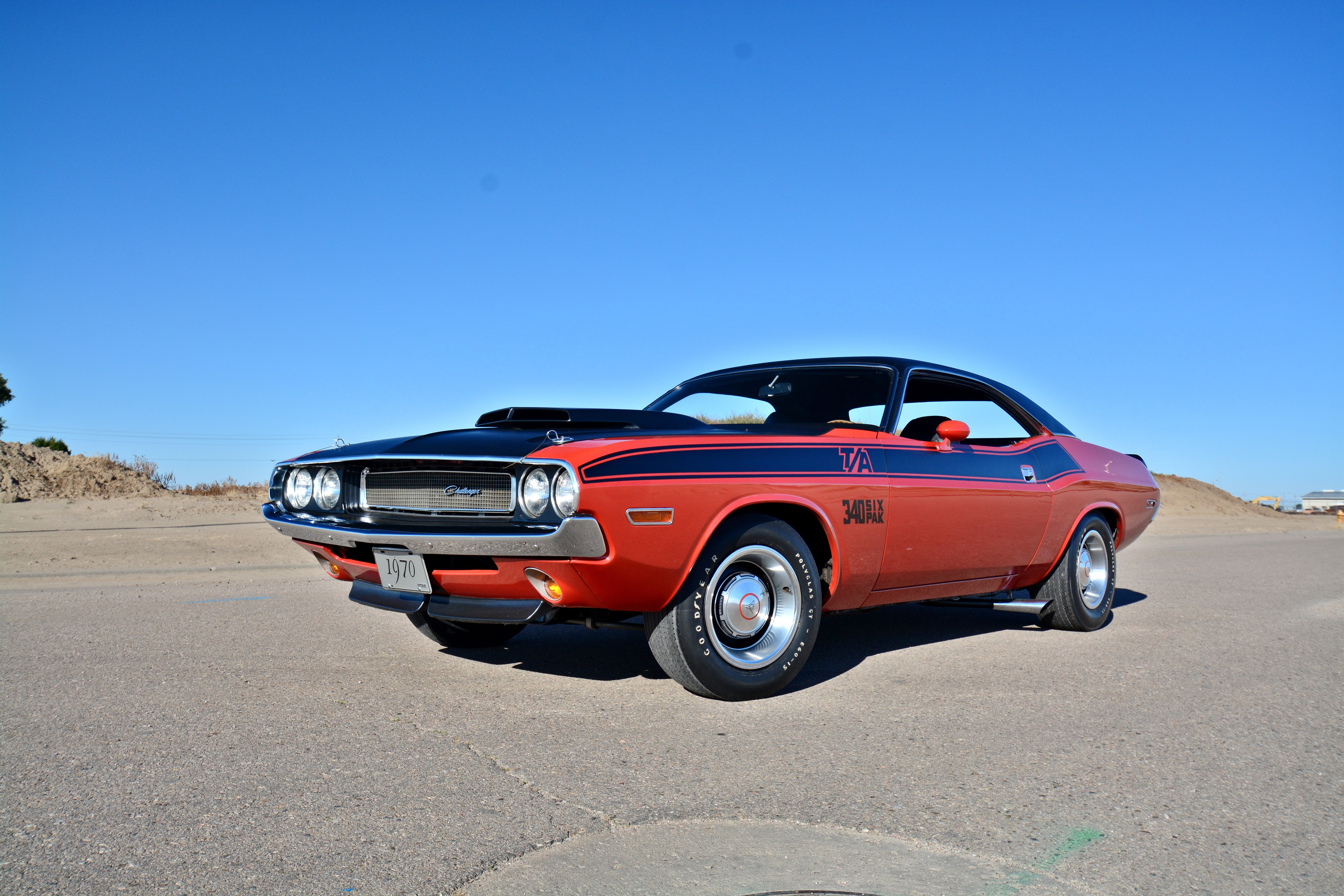 six, 1970, pack, classic, 5K, original, 340, challenger, dodge, old, usa, -12, muscle, HD Wallpaper
