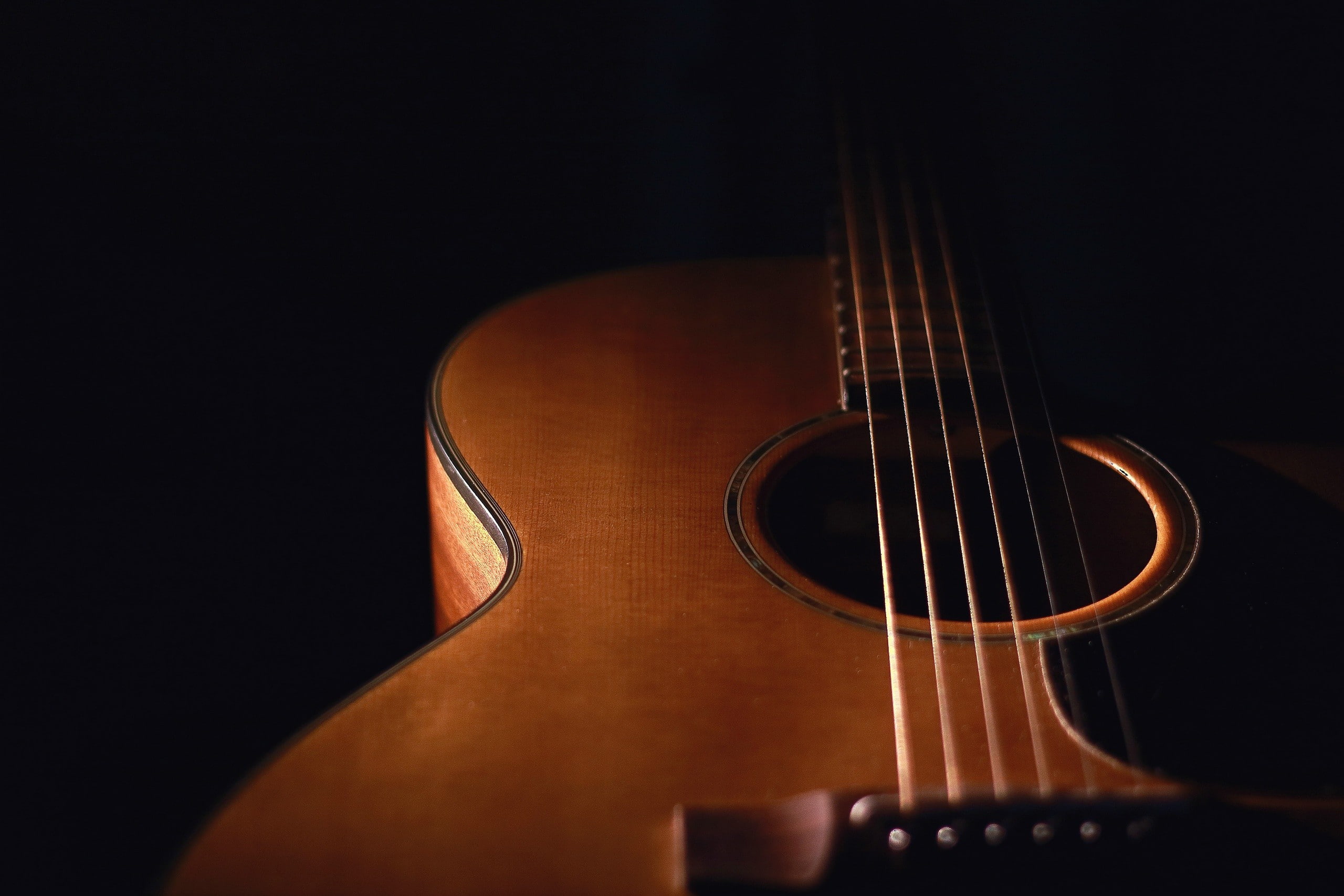 musical instrument string, black background, close-up, 2K, still life, musical equipment, studio shot, arts culture and entertainment, no people, double bass, HD Wallpaper