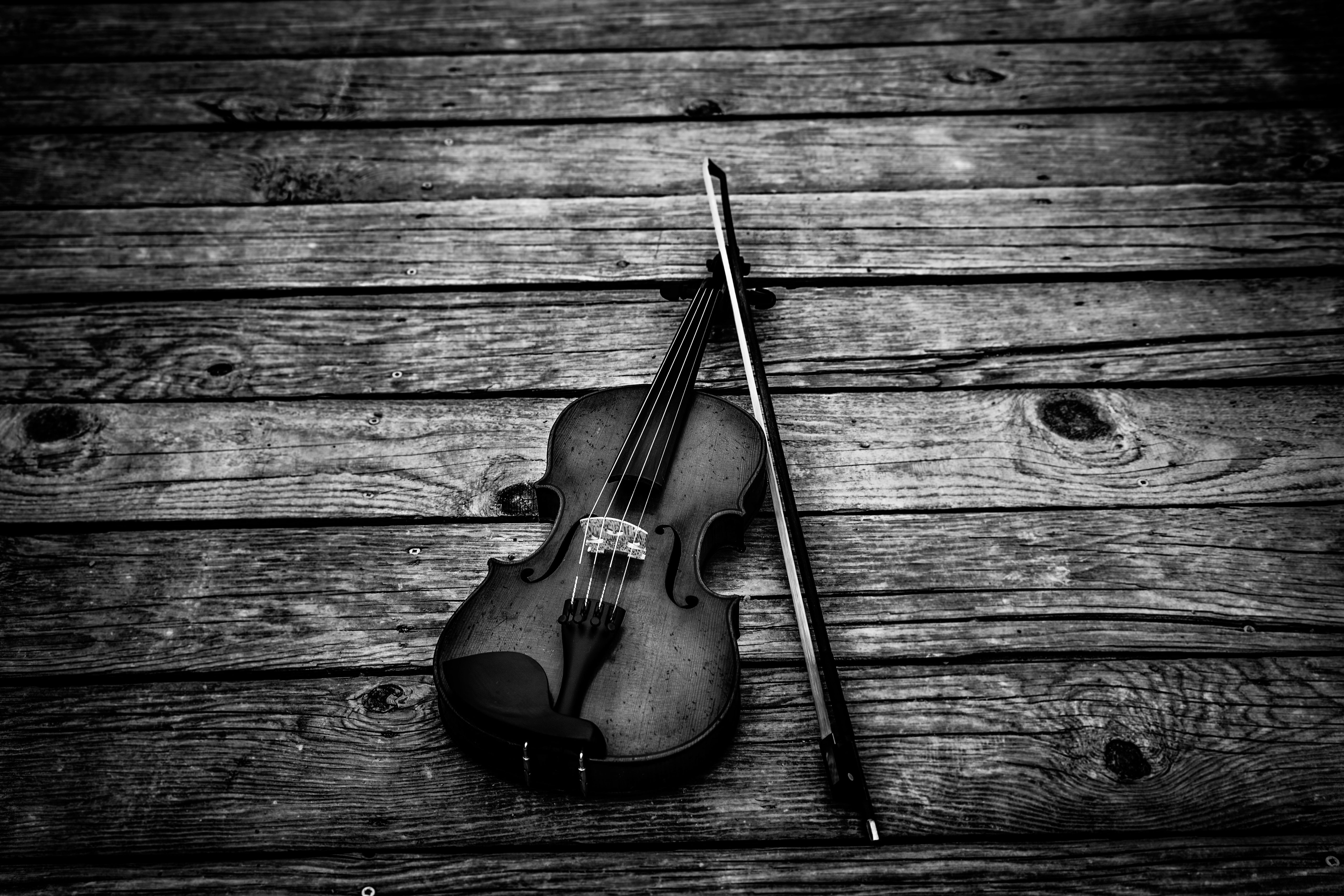 arts And Entertainment, studio Shot, violin, wood grain, classic, plank, color Image, directly above, retro Styled, no People, still life, photo, black Color, HD Wallpaper