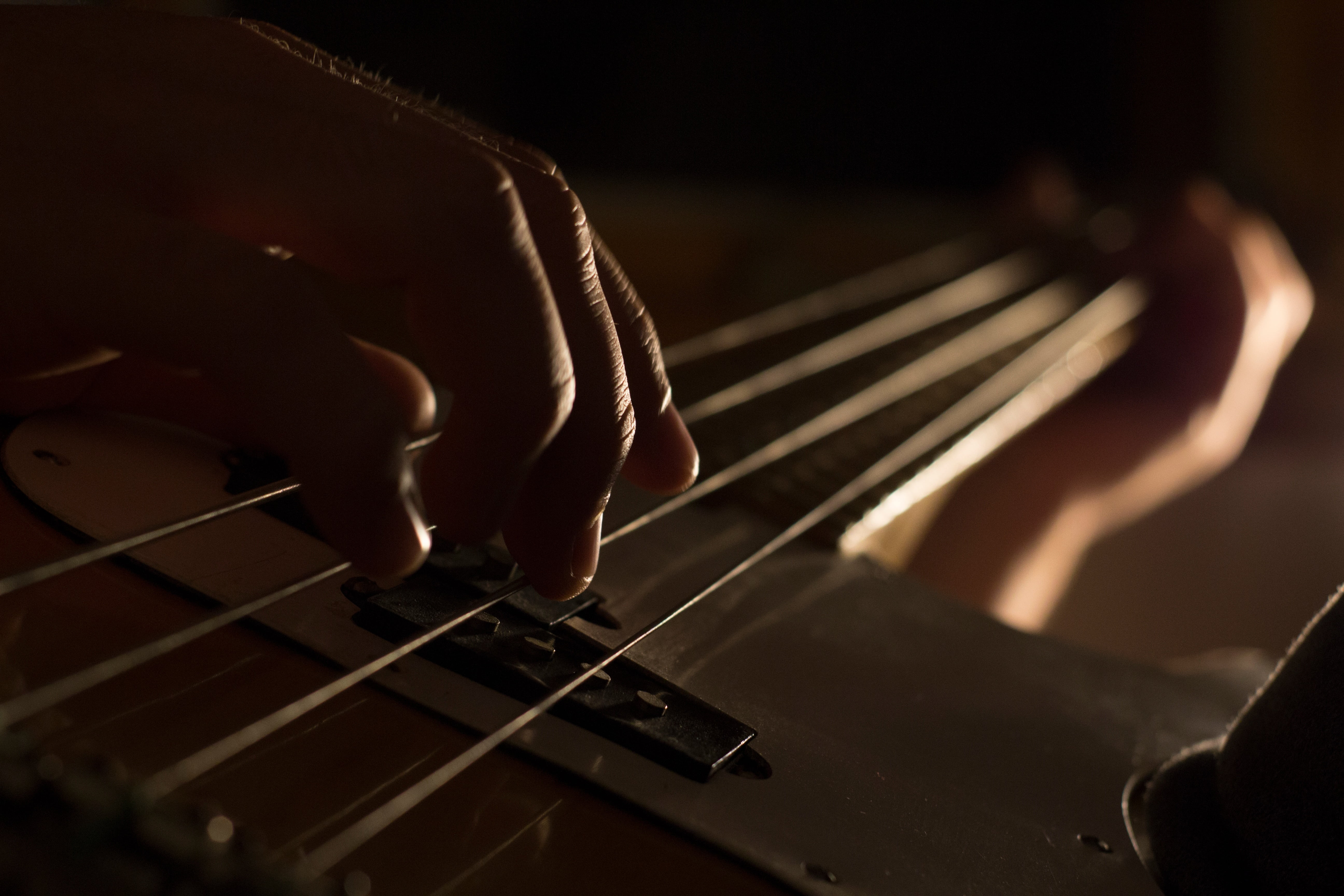 close-up, bass, violin, musical, music, instrument, adult, arts culture and entertainment, person, cellist, dark, playing, string, human body part, human hand, HD Wallpaper