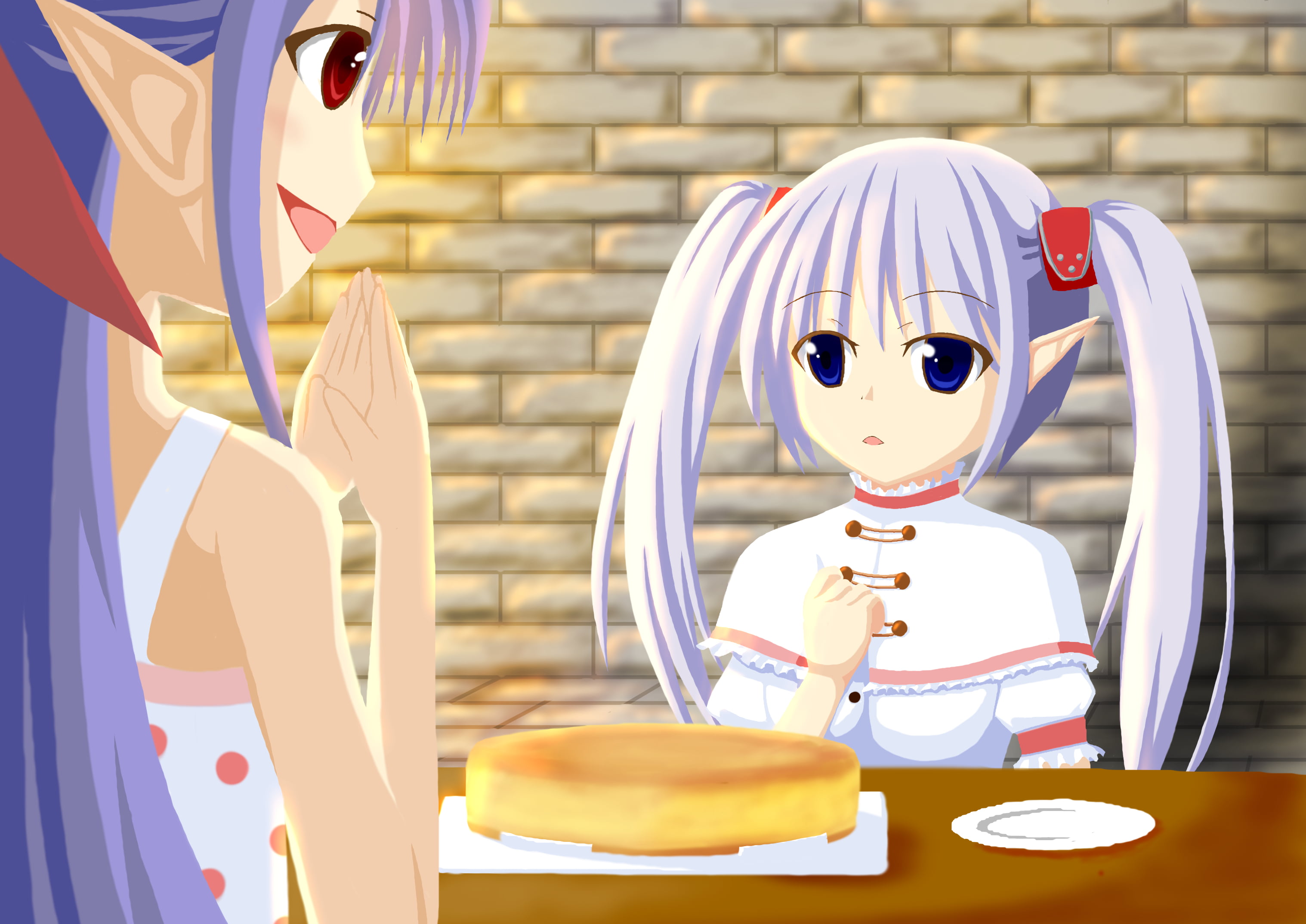 Shuffle!, Nerine (Shuffle!), Primula (Shuffle!), 2K, Anime, HD Wallpaper