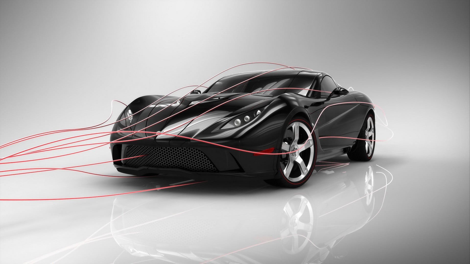 sports car, studio shot, power supply, connection, sport, metal, technology, complexity, car, black, cable, tangled, indoors, office, 1080P, no people, HD Wallpaper