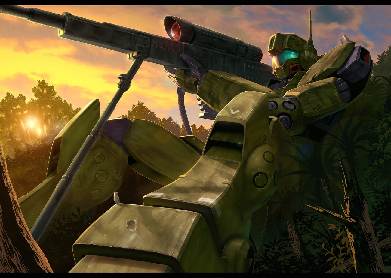 nature, army, mode of transportation, outdoors, plane, fighter plane, government, military, sunlight, weapon, air vehicle, transportation, 720P, sky, Mobile Suit Gundam: The 08th MS Team, HD Wallpaper