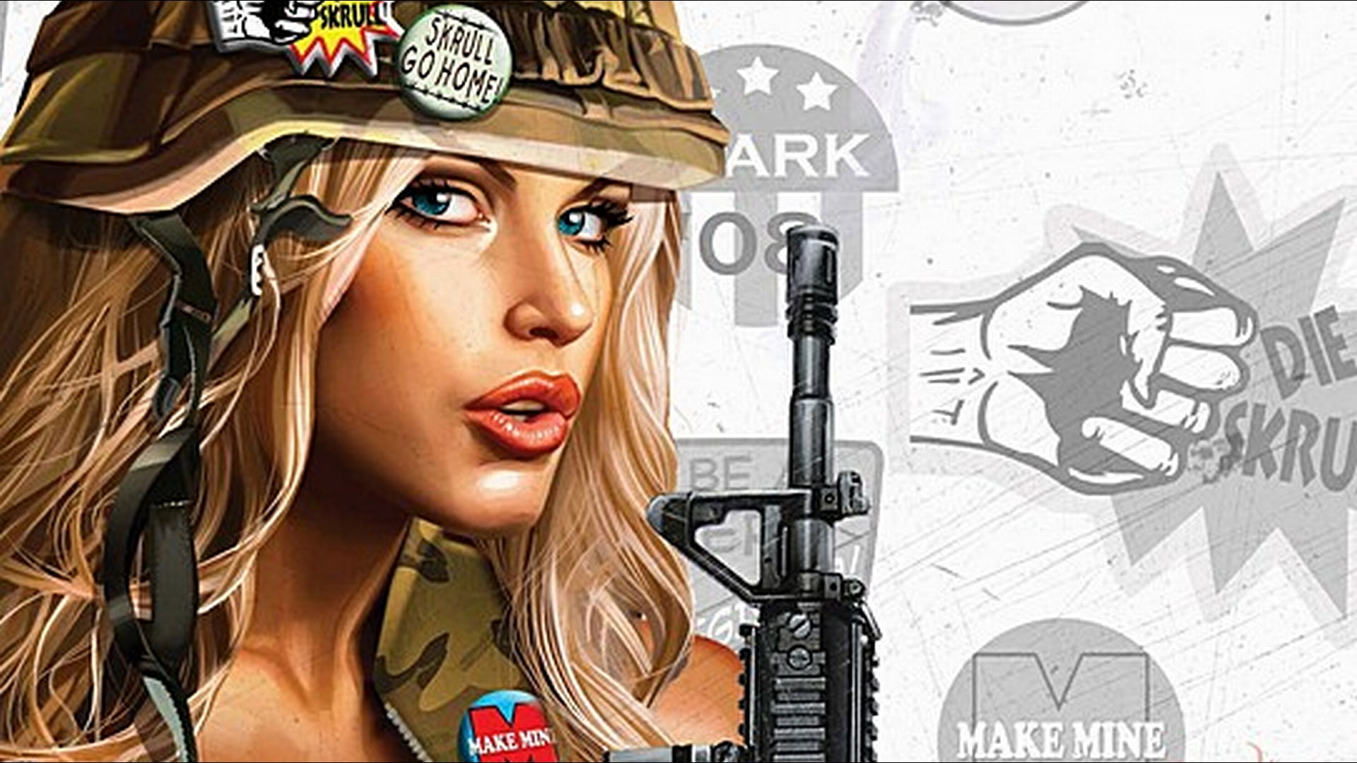 ms, hd, 1080P, comics, marvel, HD Wallpaper