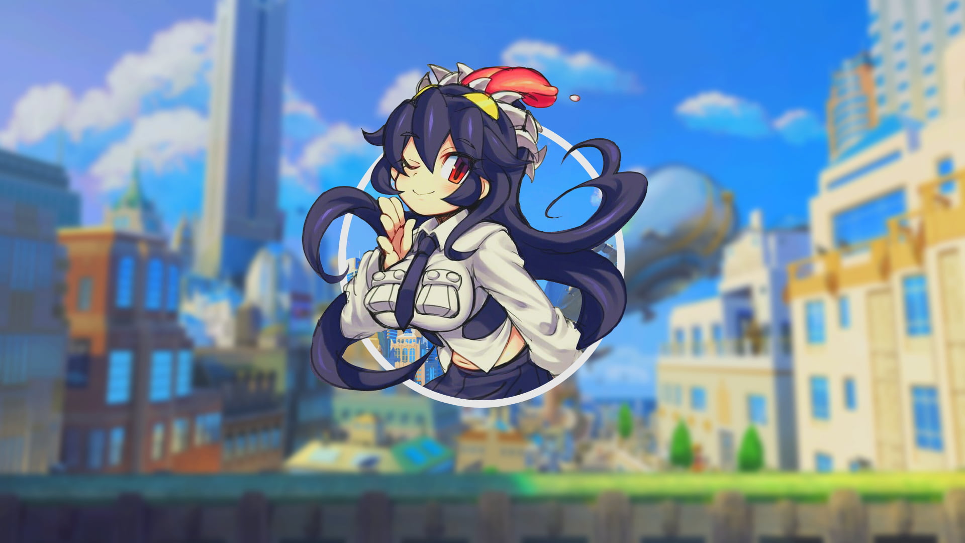 anime girls, 1080P, Skullgirls, anime, HD Wallpaper