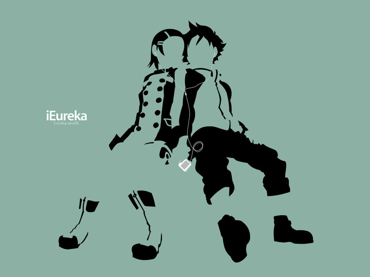 Thurston Renton, 720P, anime, minimalism, Eureka (character), Eureka Seven, HD Wallpaper