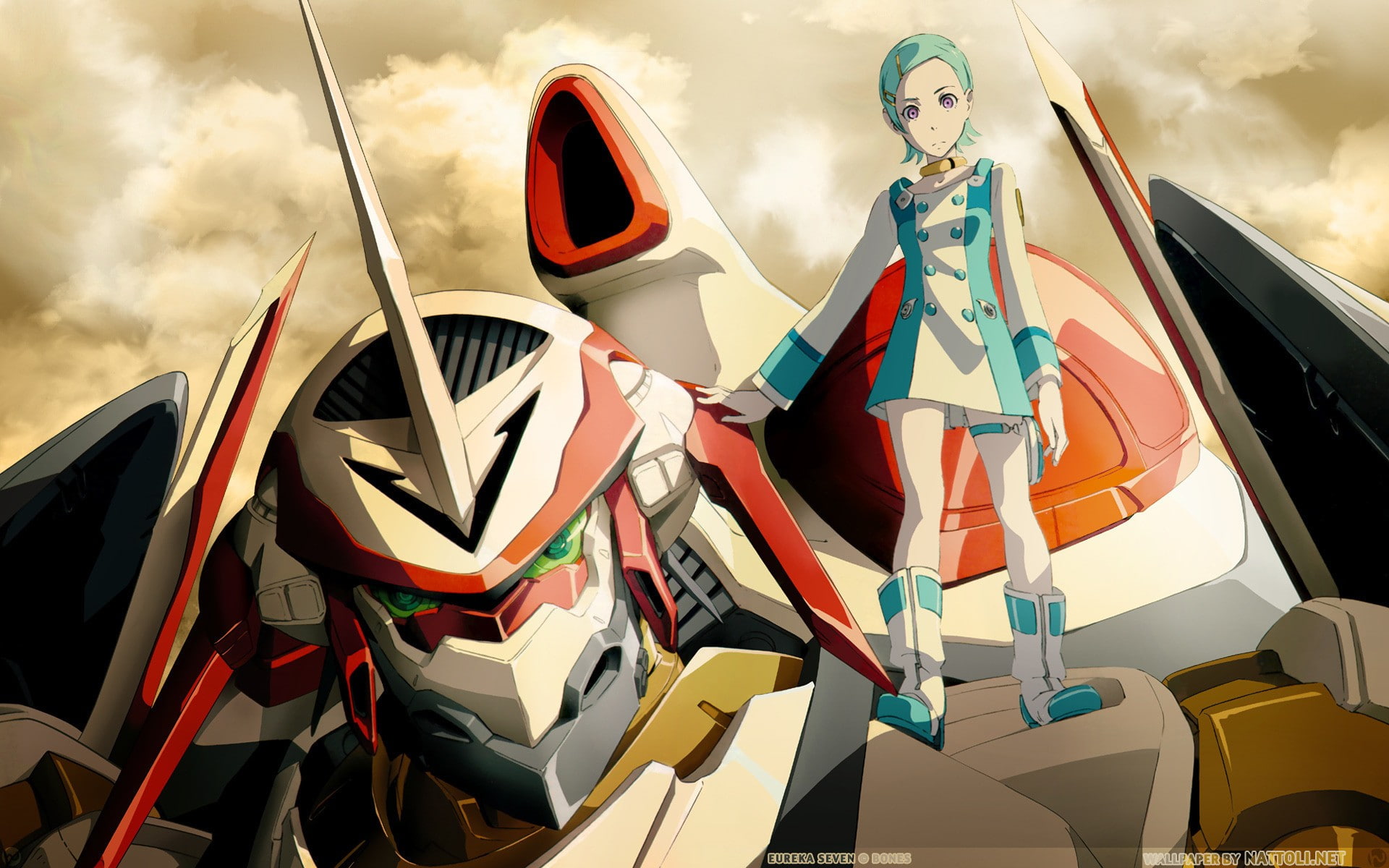 1080P, Eureka (character), Anime Girls, Eureka Seven, anime, HD Wallpaper